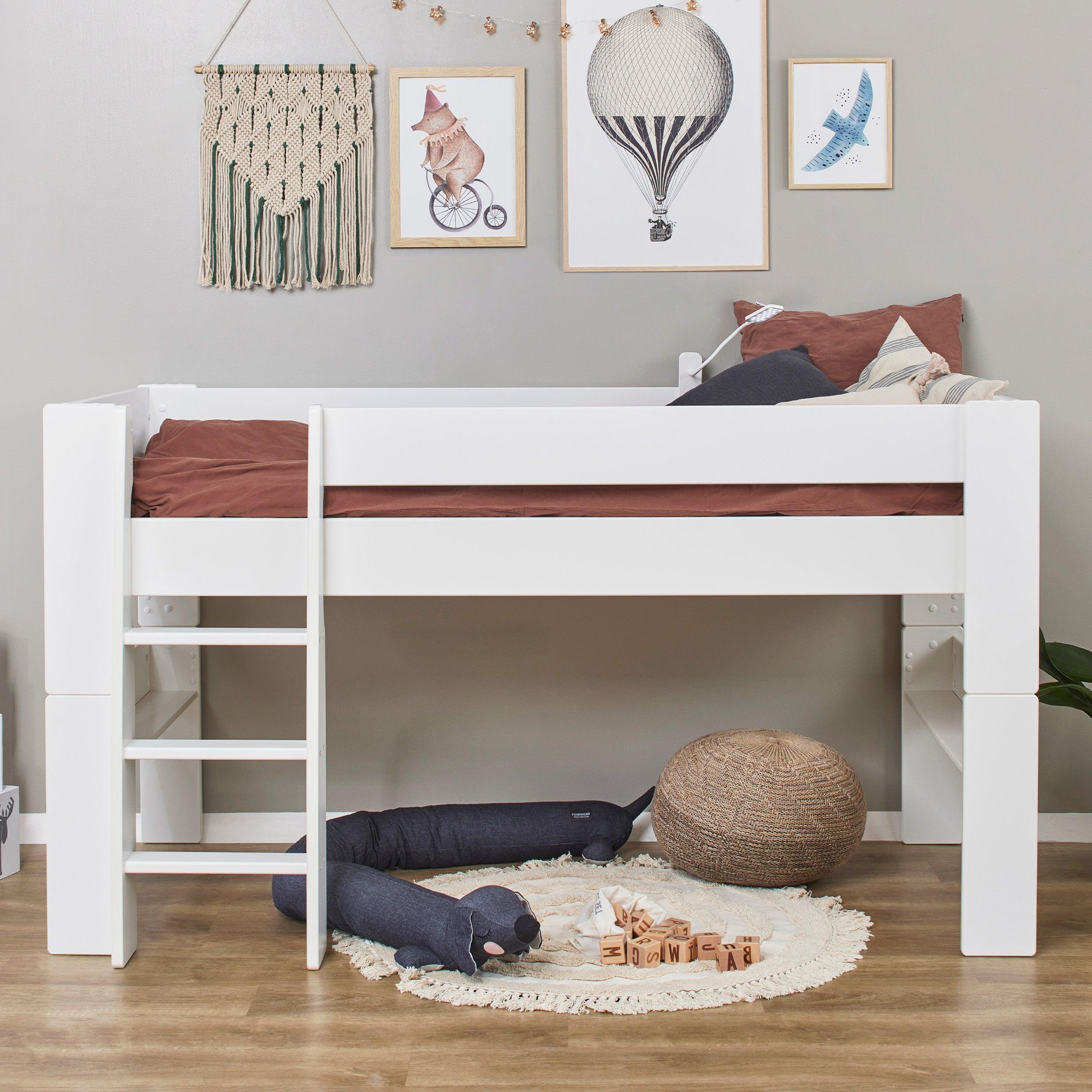 Hoppekids SFK Moduł do łóżka półpiętrowego 90x200 cm, biały