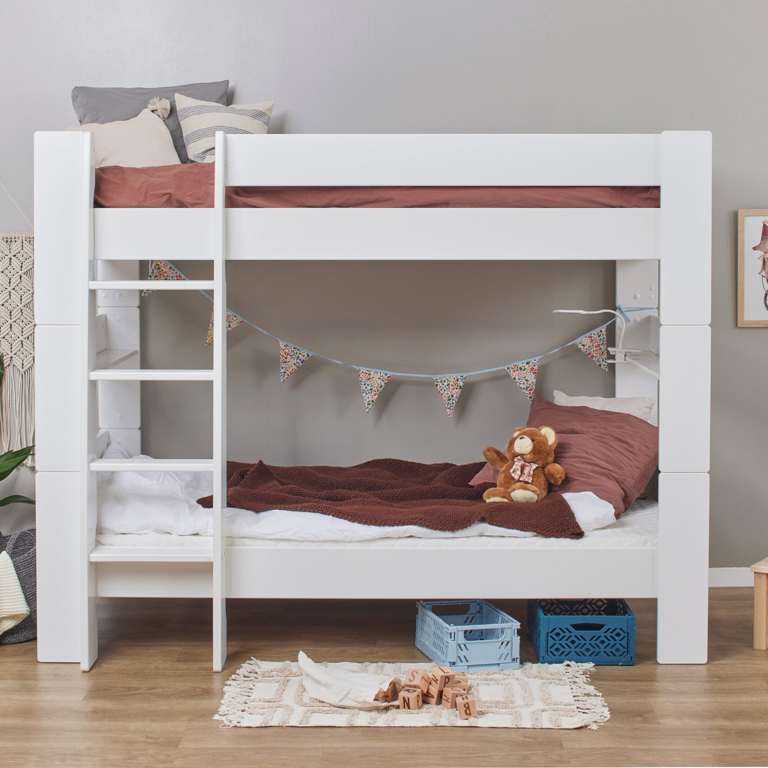 Hoppekids SFK Etagenbett 90x200 cm, Weiß