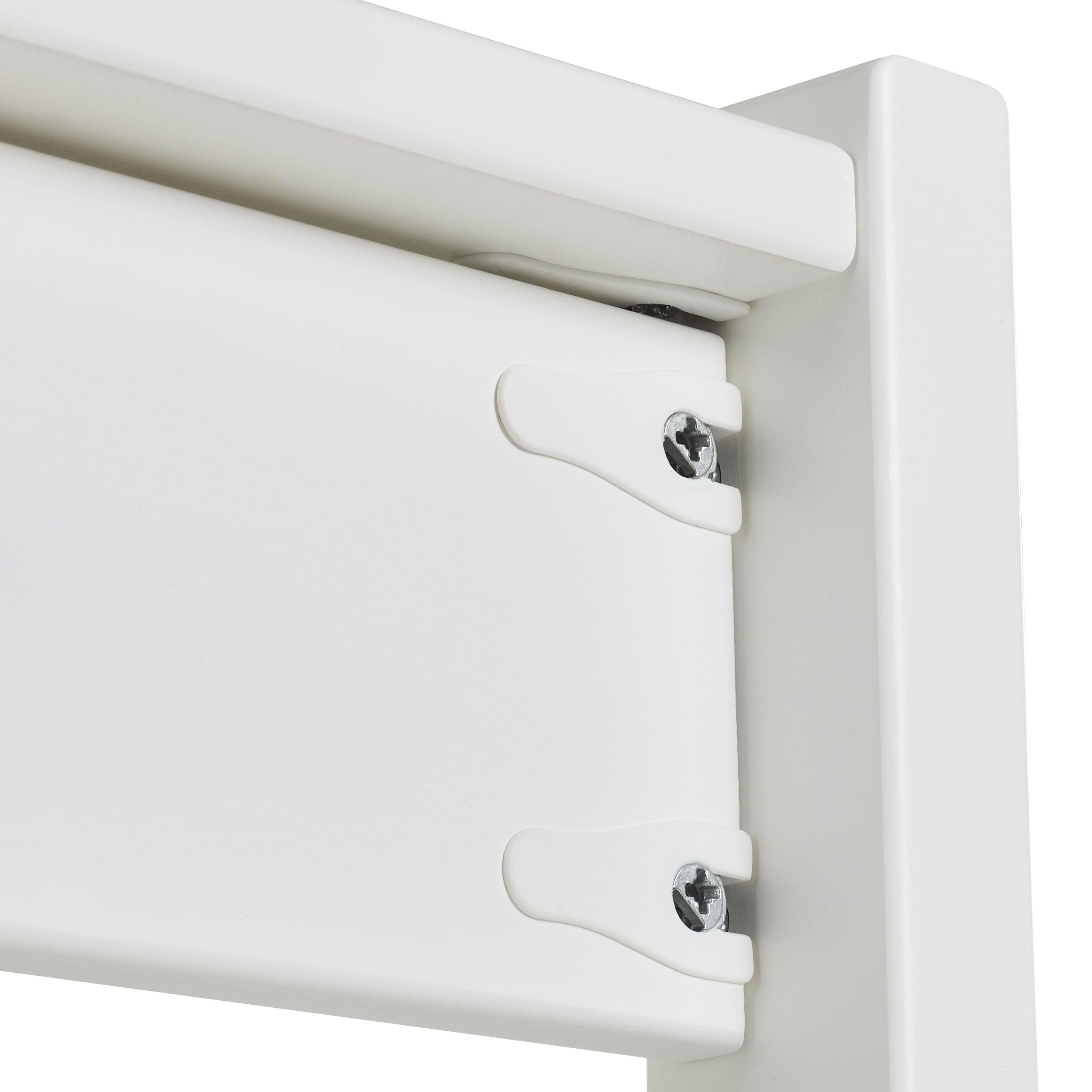 Hoppekids STOREY shelf with 3 sections, 12 shelves, and writing board at 80 cm, White