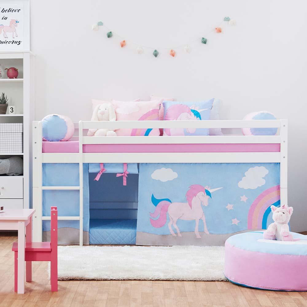 Hoppekids Unicorn Bed Curtain