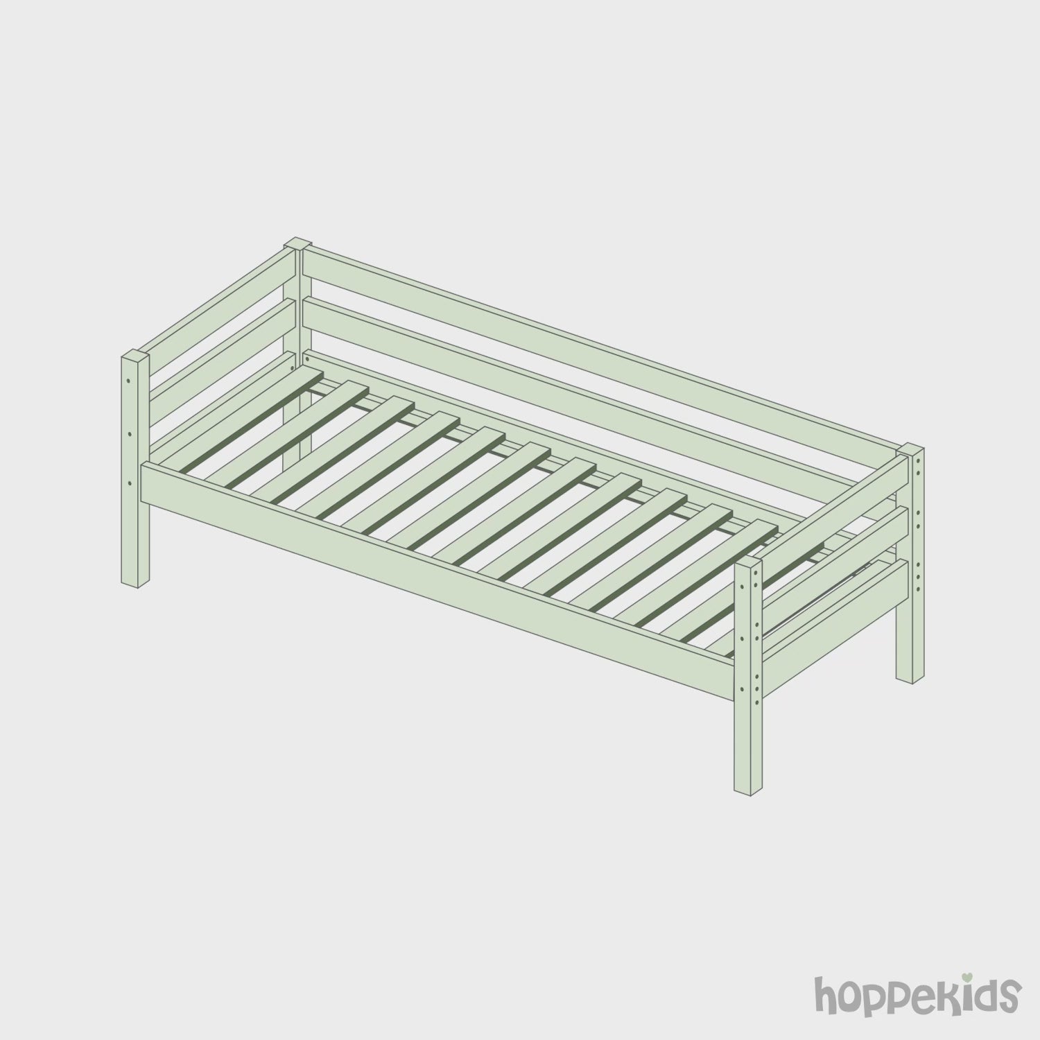 Hoppekids ECO Dream Halvhøj Seng - video