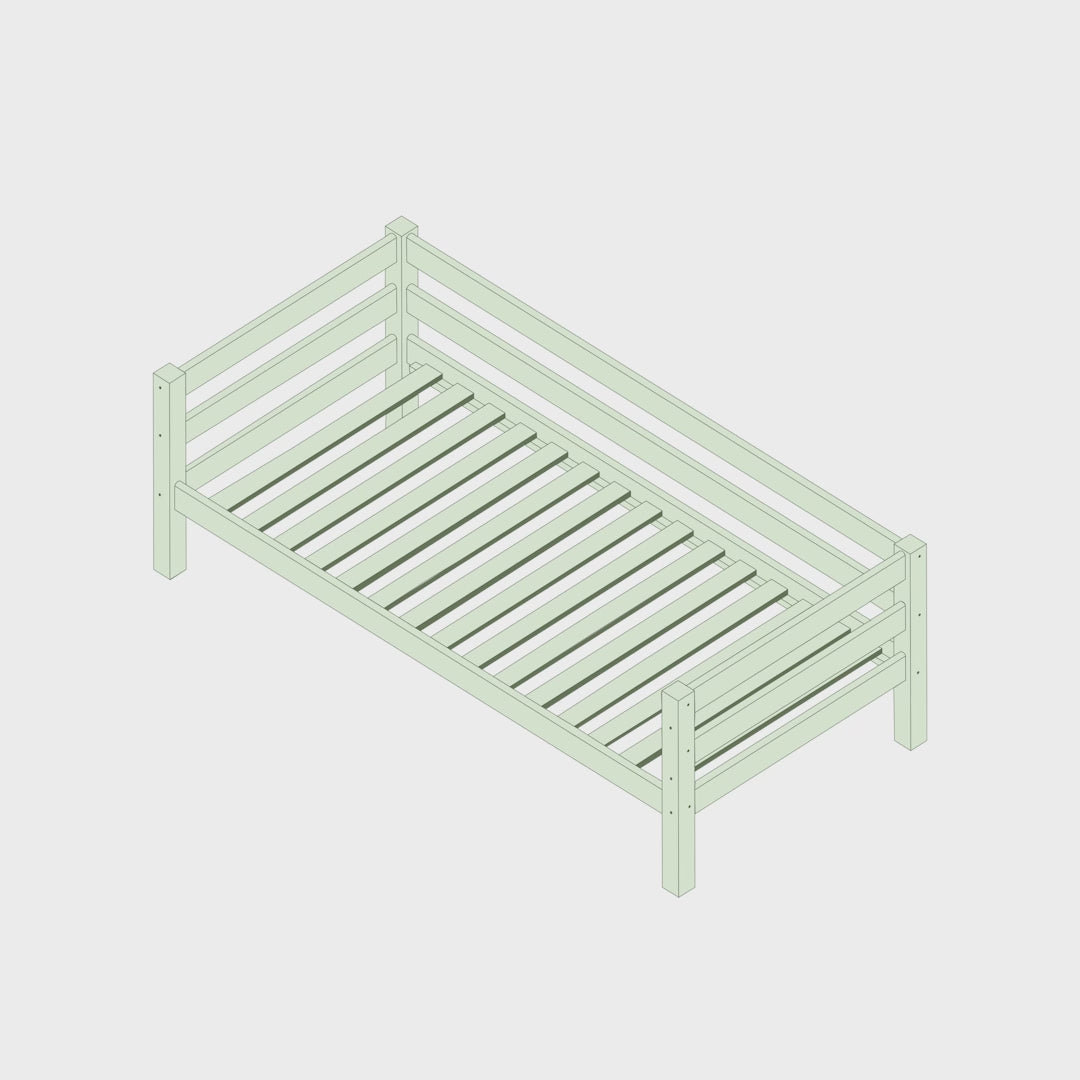 Hoppekids ECO Luxury modulo per letto Rialzato - video