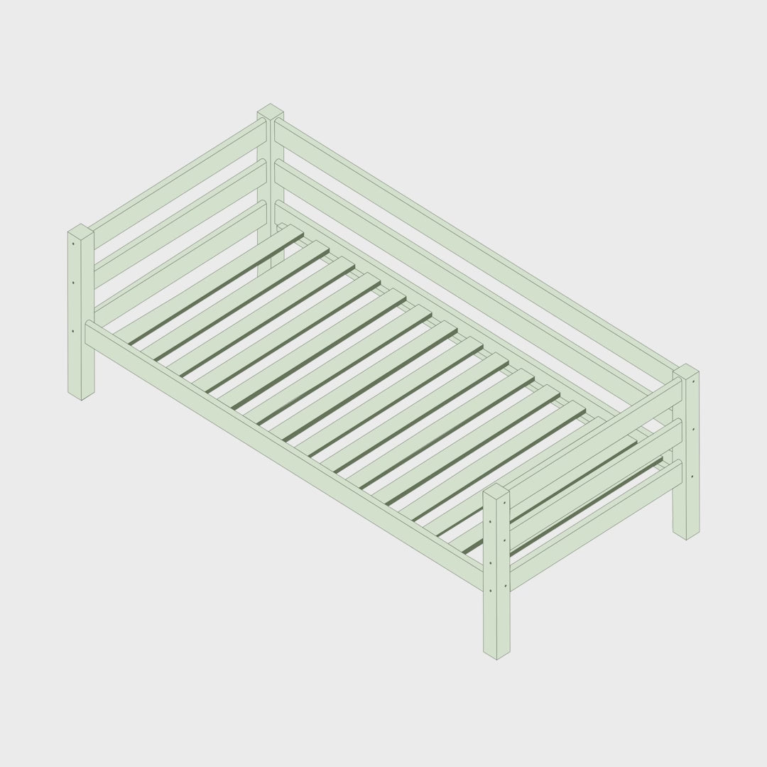 Hoppekids ECO Luxury modulo per letto Rialzato - video