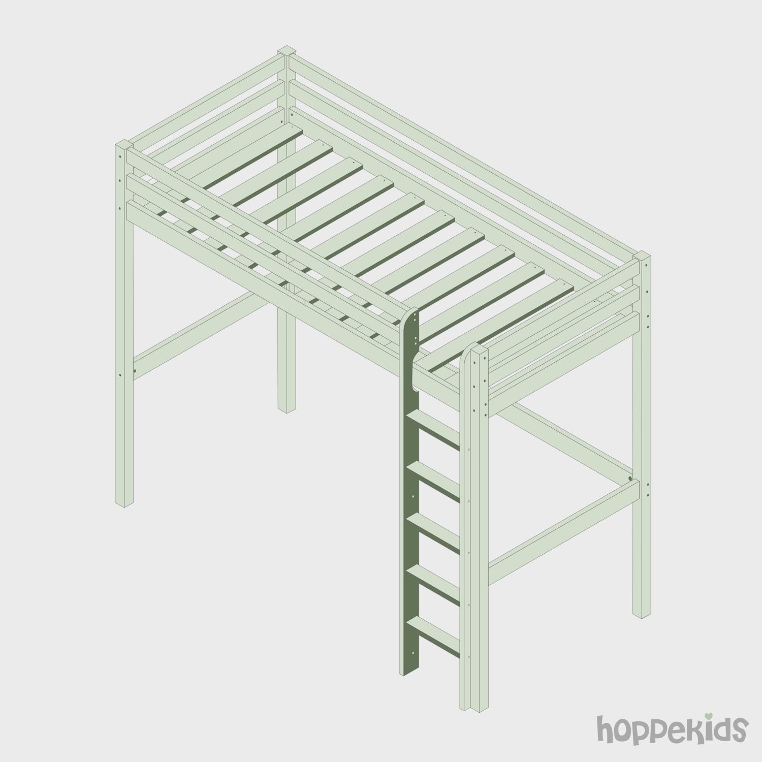 Hoppekids ECO Dream Højseng - video