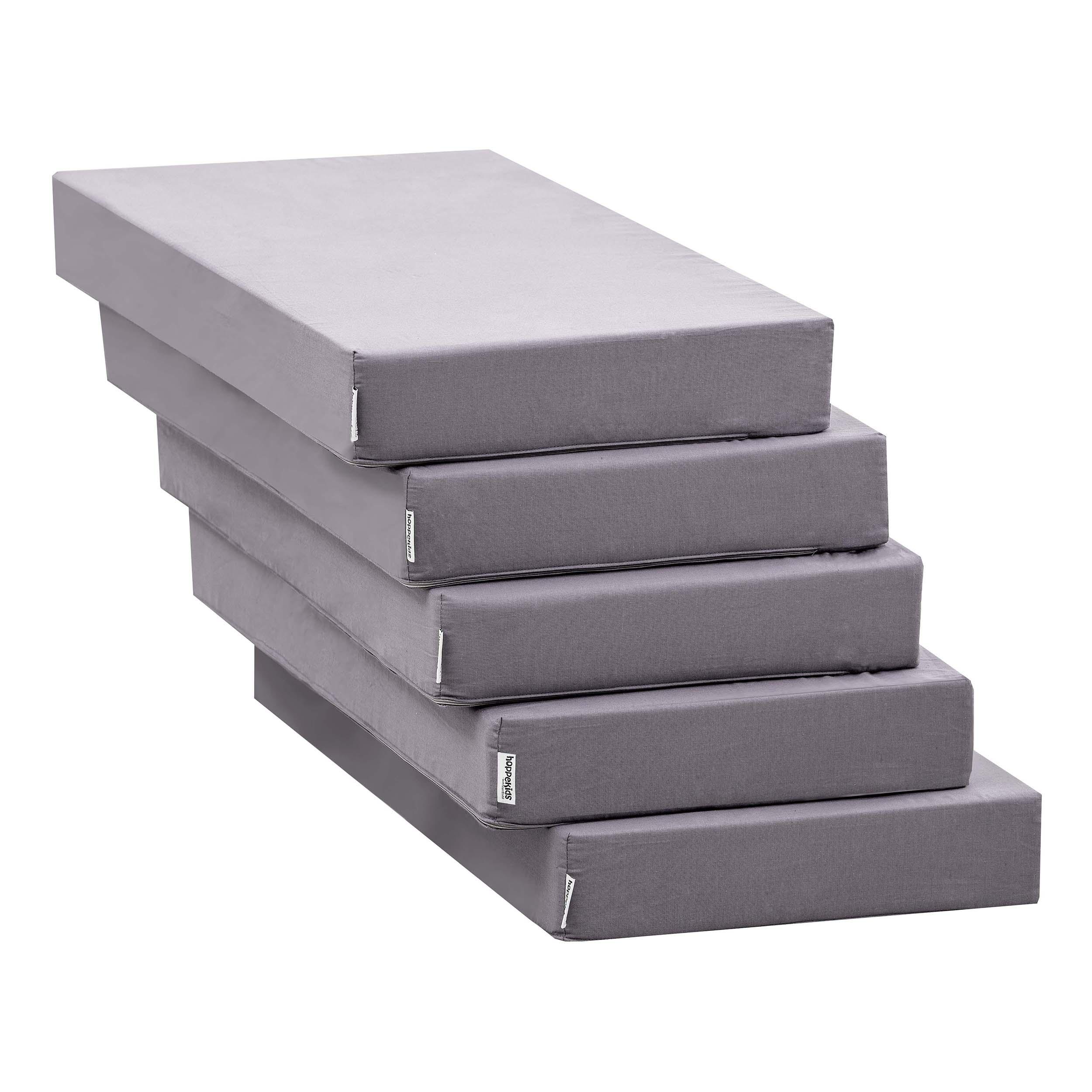 5-delt madras til lounge modul i Granite Grey