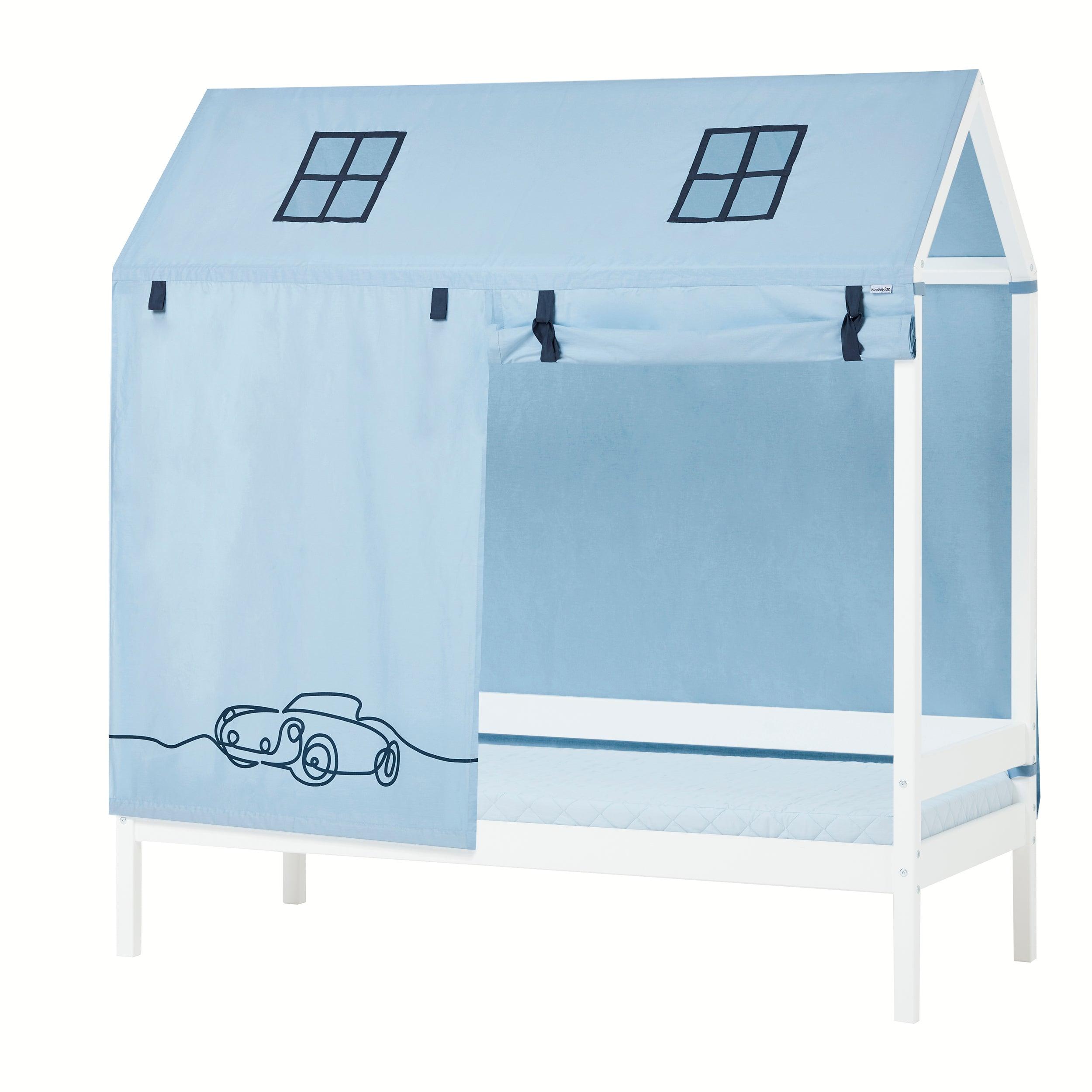Hoppekids Cars Záclona na postel pro Domečková postel