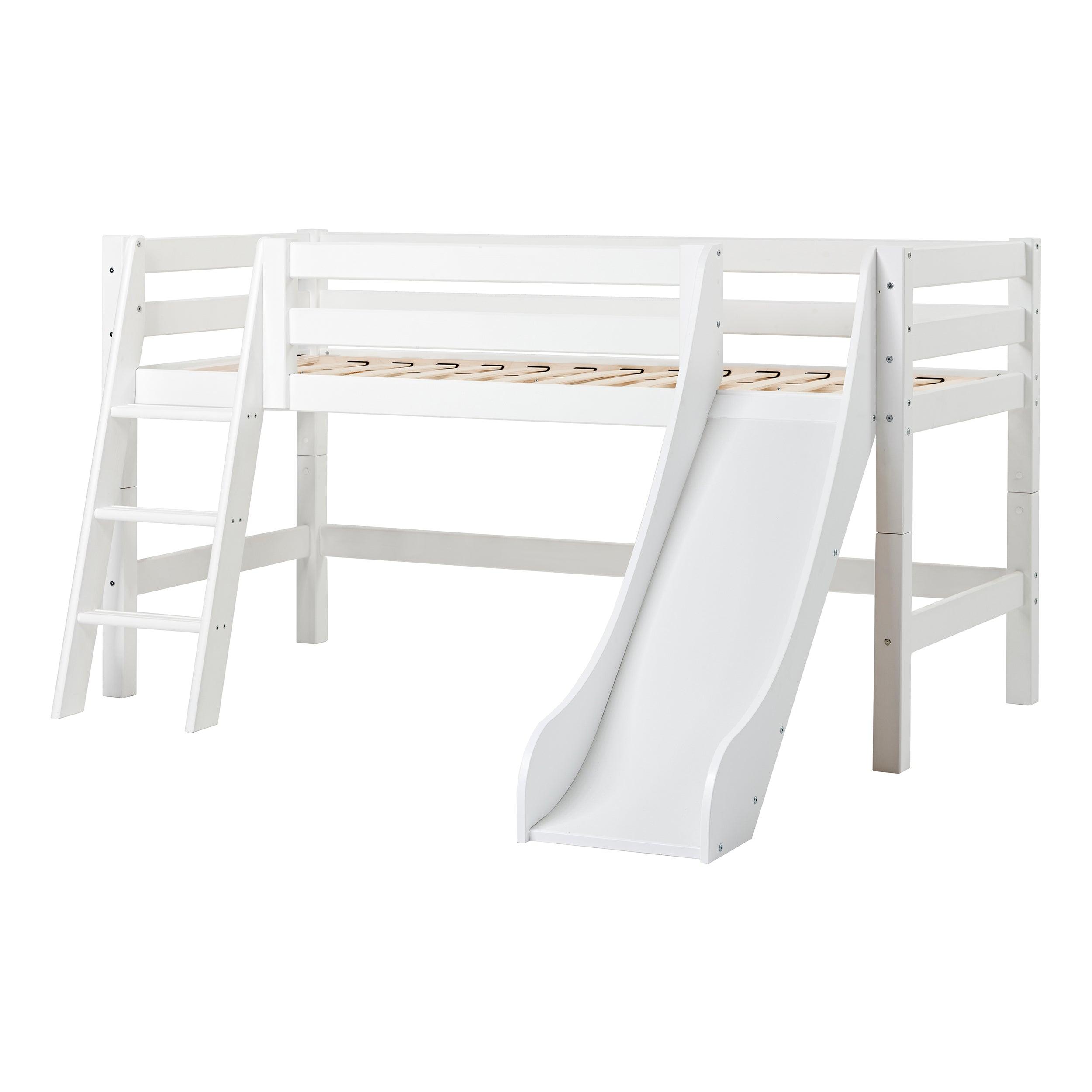 Hoppekids ECO Luxury Loftsäng med Rutschkana