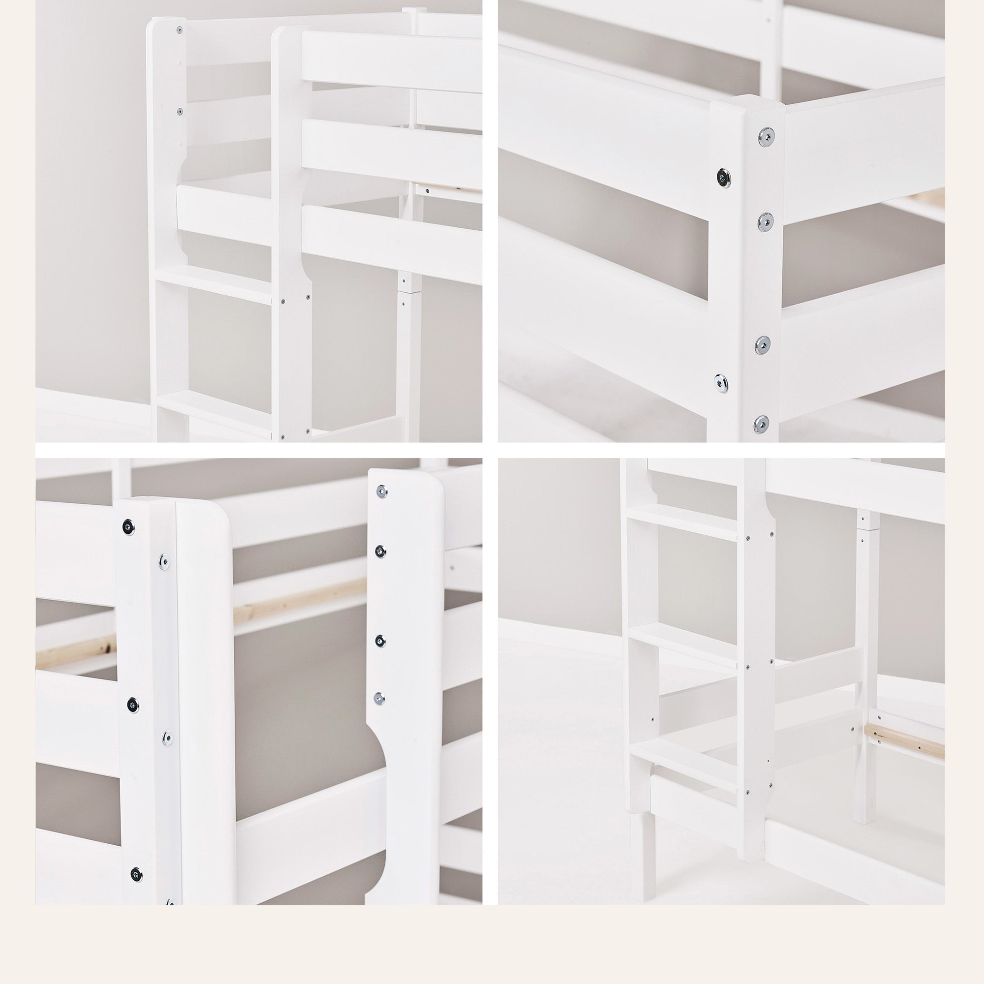 Hoppekids ECO Comfort Letto a castello con 2 materassi 70x160 / 90x200 