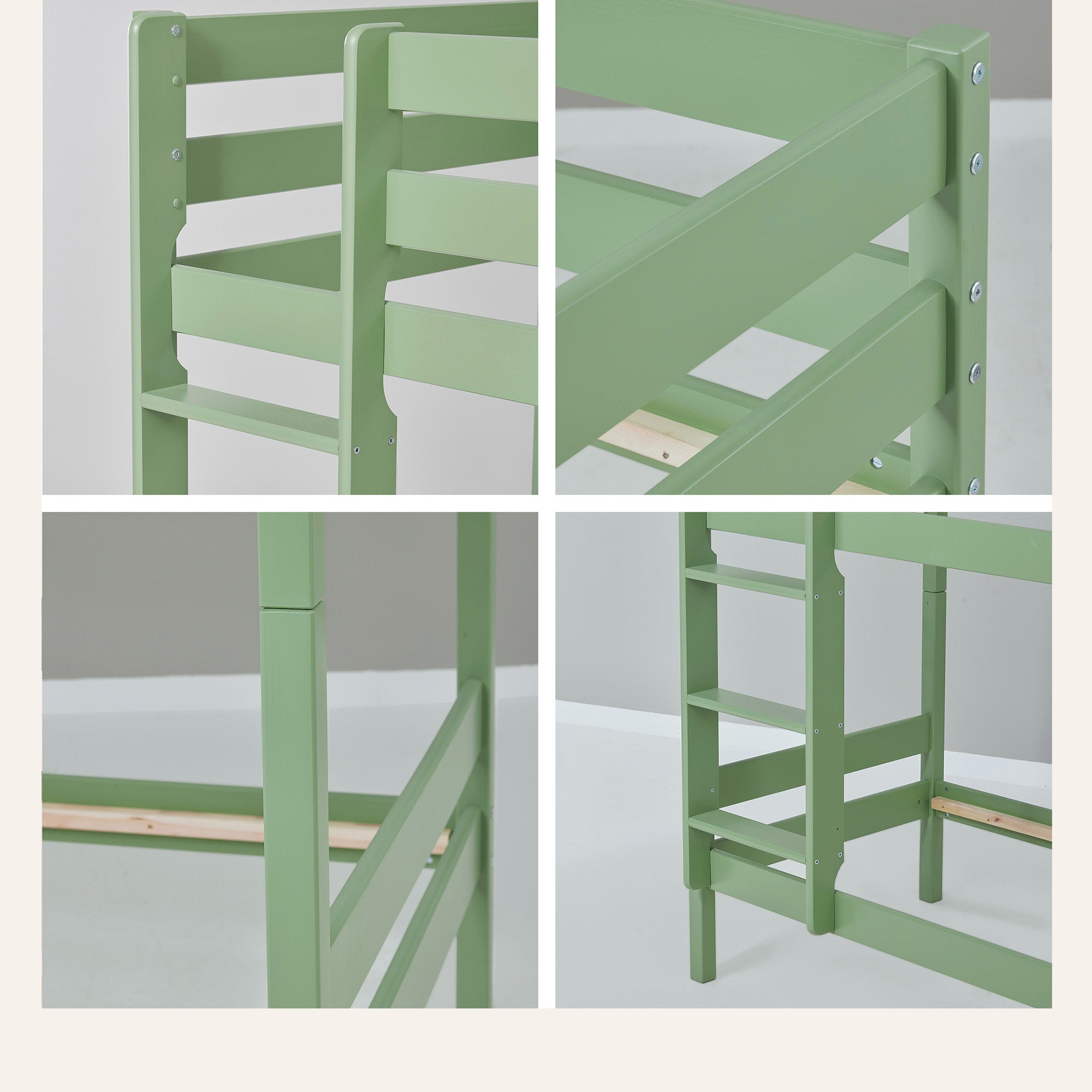 Hoppekids ECO Comfort Letto a castello con 2 materassi 70x160 / 90x200 