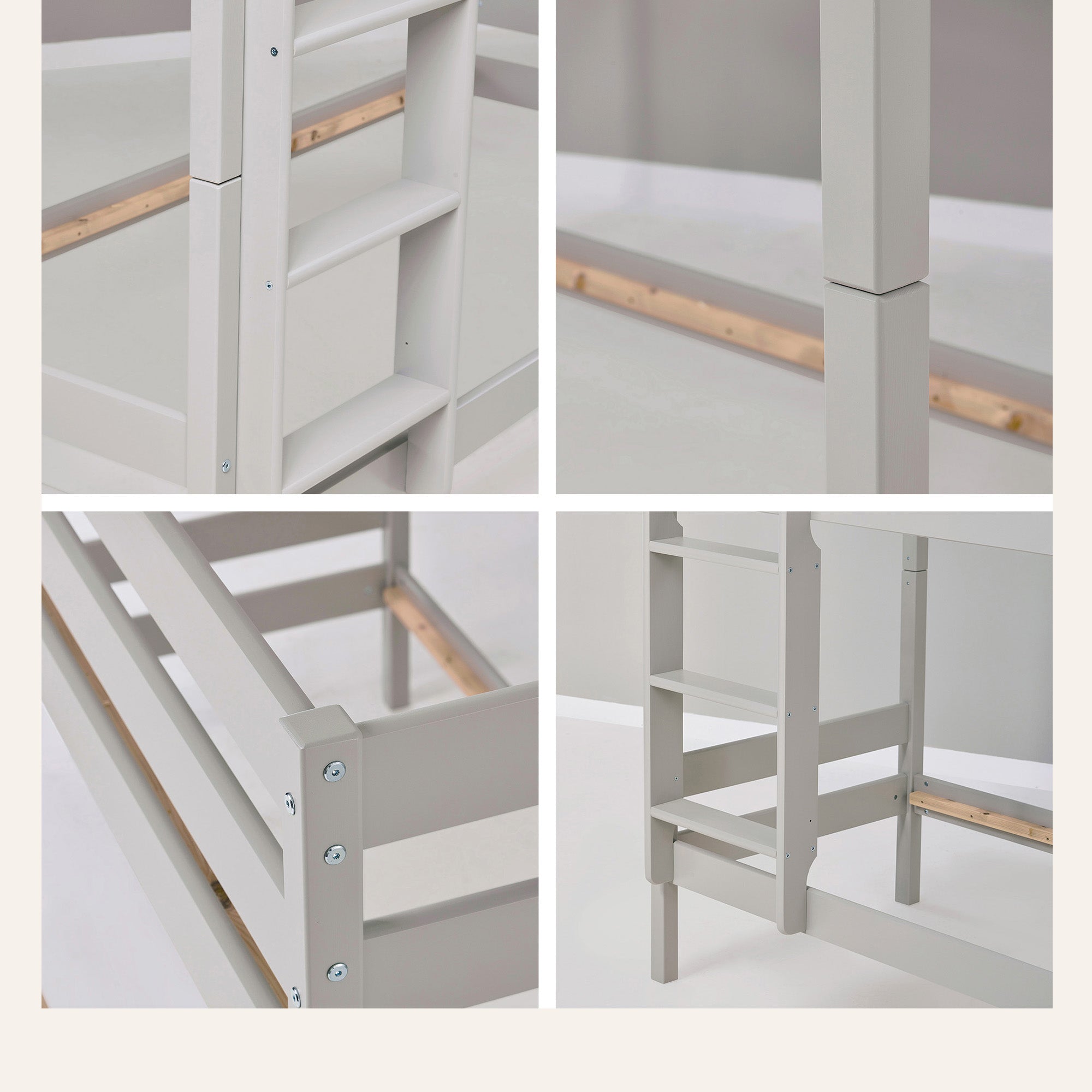 Hoppekids ECO Comfort Letto a castello con 2 materassi 70x160 / 90x200 
