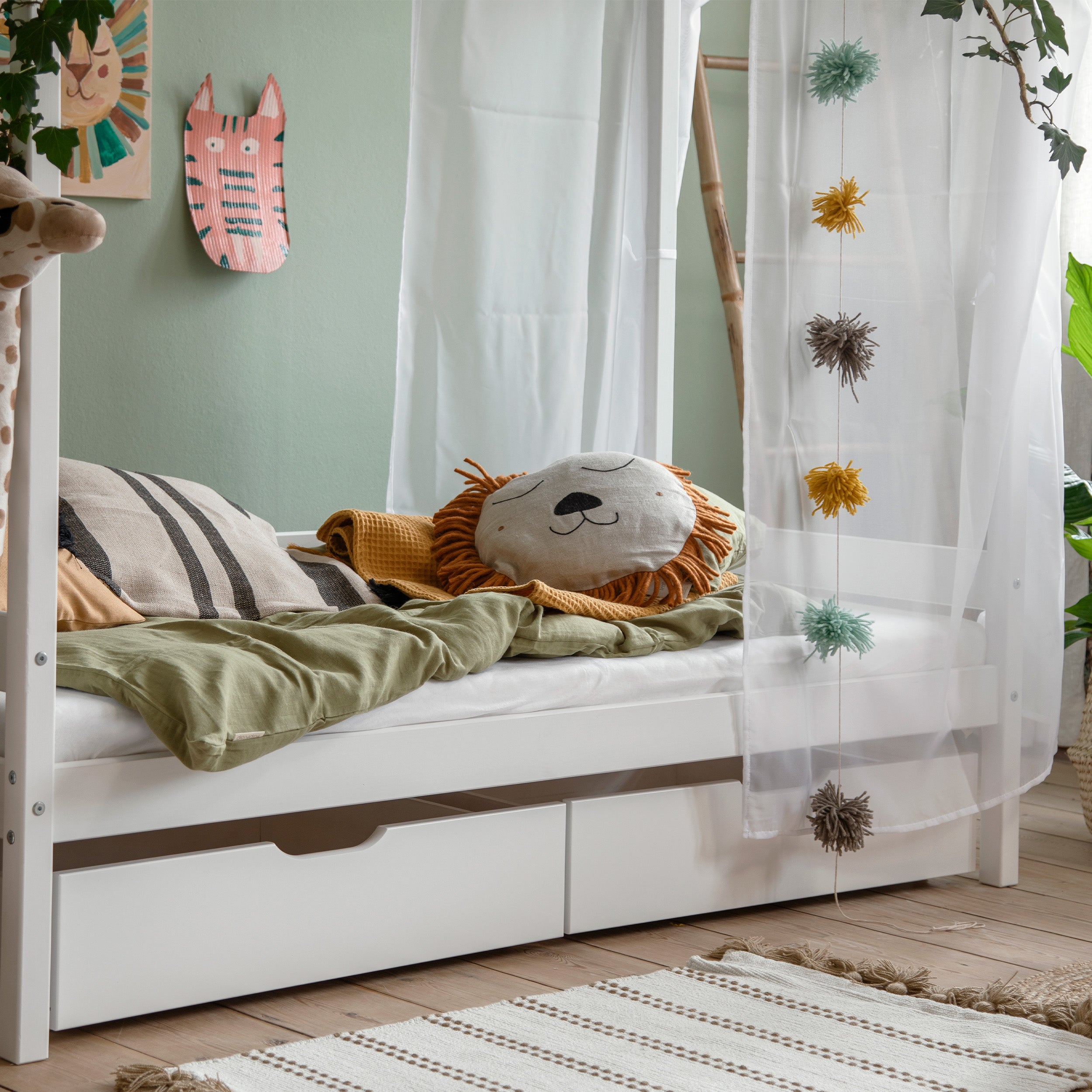 Bedding set: Hoppekids ECO Comfort House Bed with Mattress