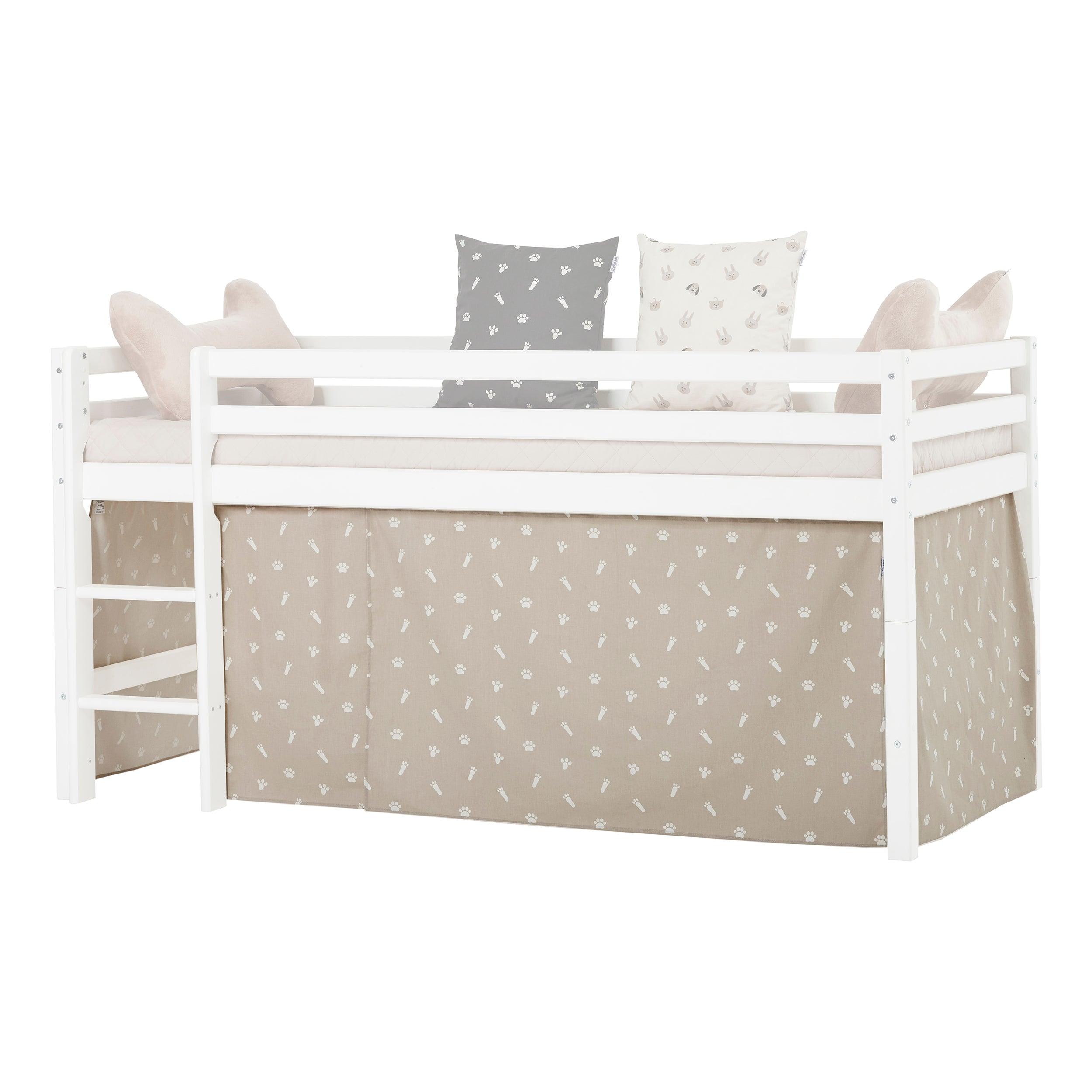 Cortina de cama Hoppekids Pets en Silver Cloud