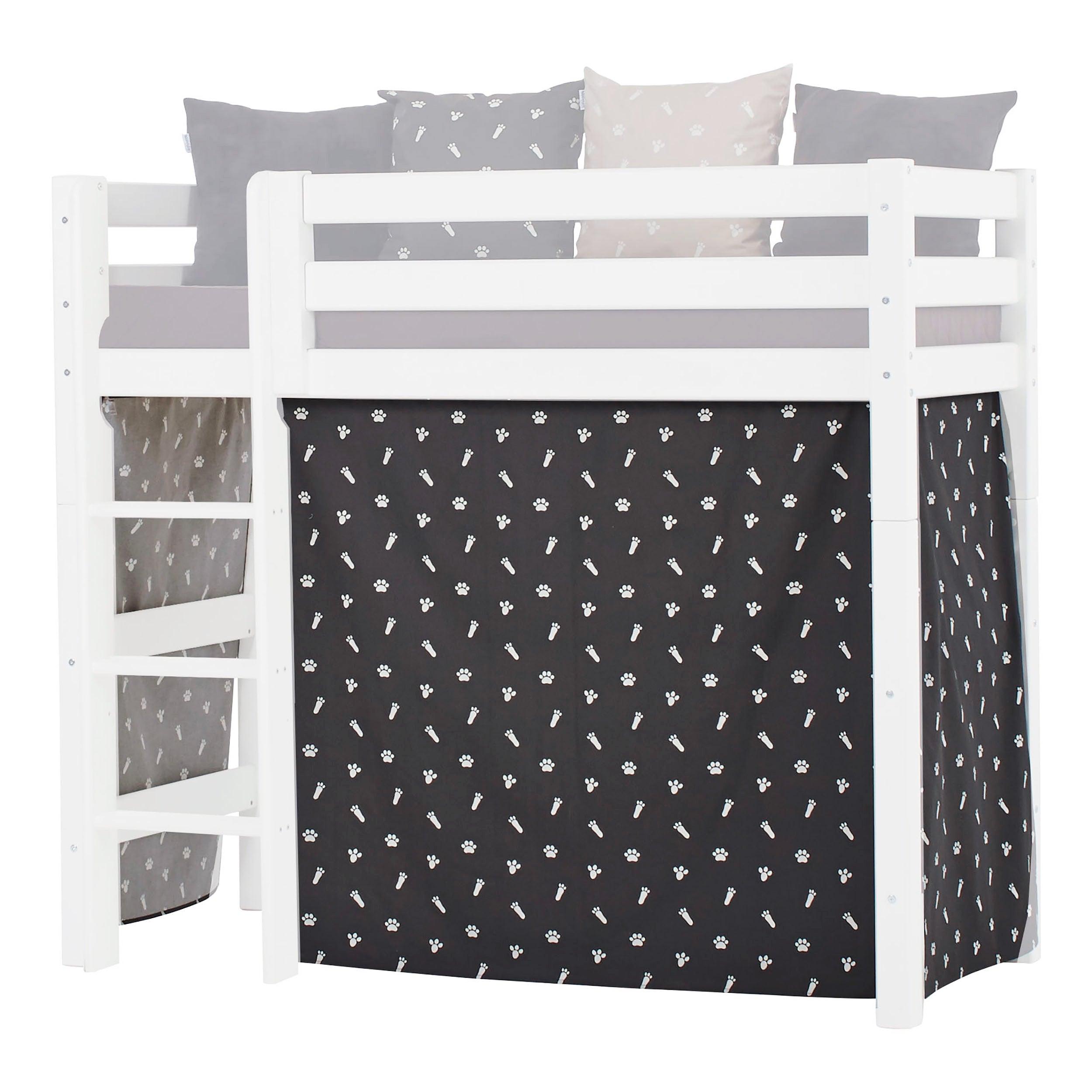 Hoppekids Pets Bed Curtain in Granite Grey