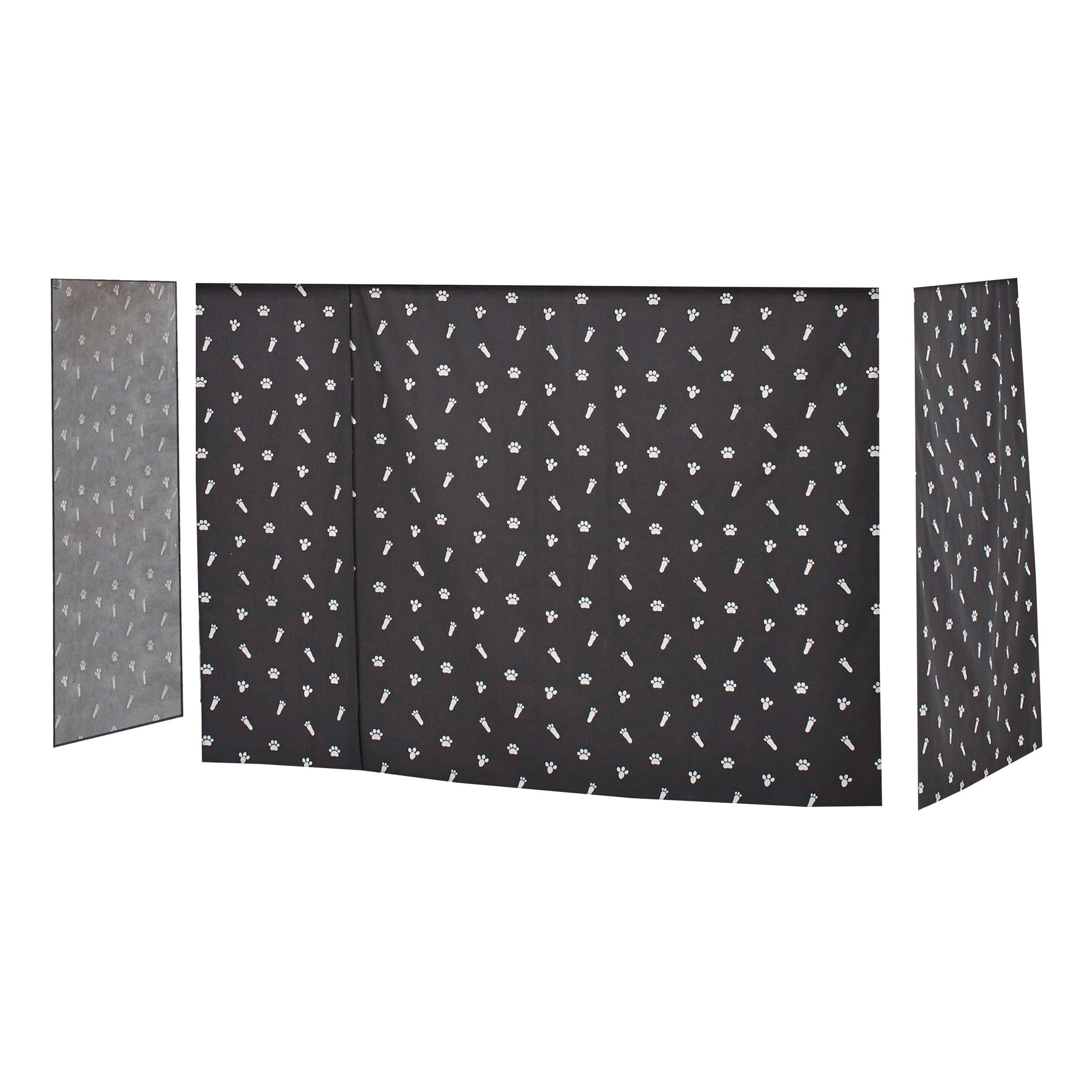 Hoppekids Pets Bed Curtain in Granite Grey