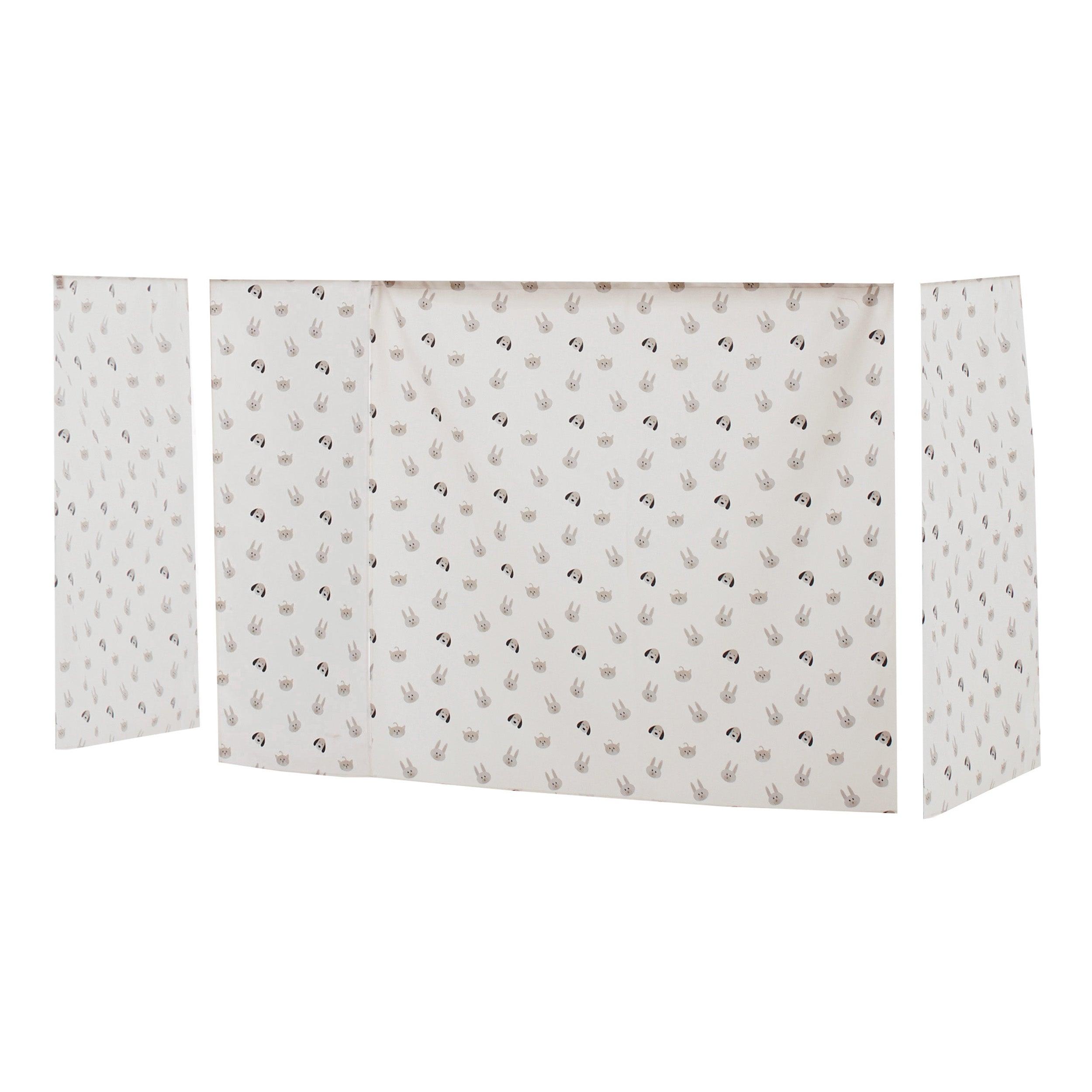 Hoppekids Pets Bed Curtain in Pristine