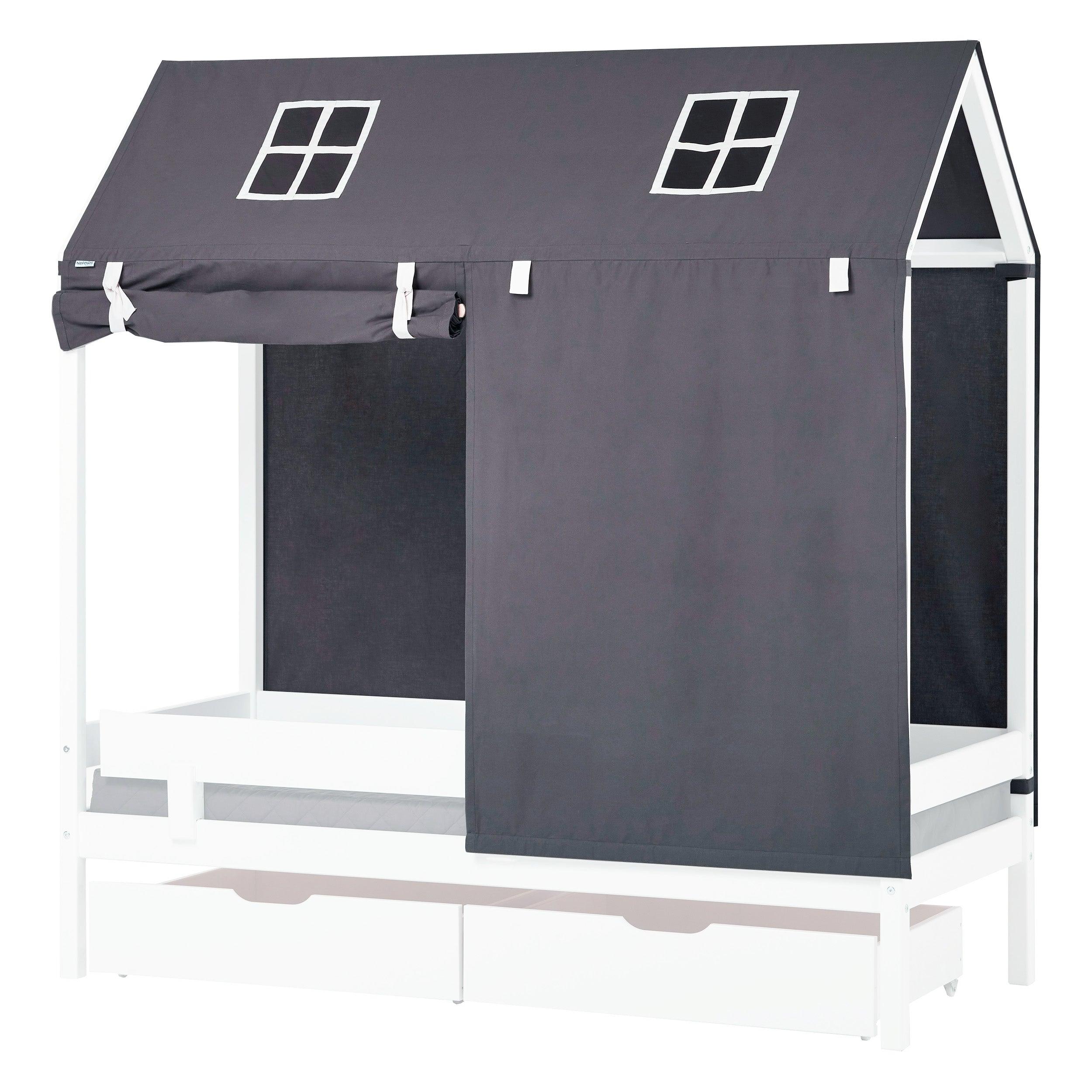 Tenda per letto Hoppekids Pets in Granite Grey per letto a castello