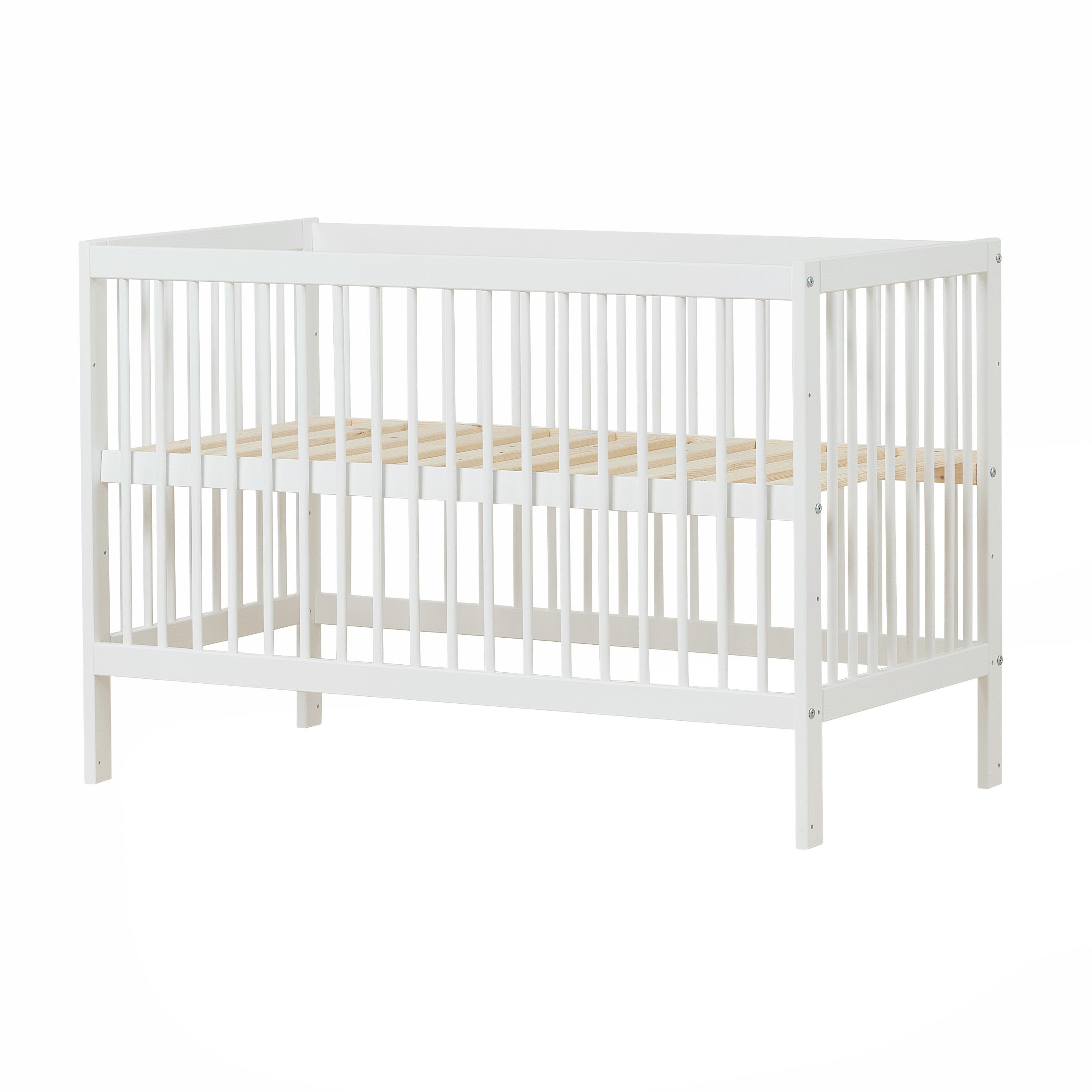 Hoppekids ANTON Lettino per bambini 60x120 Bianco