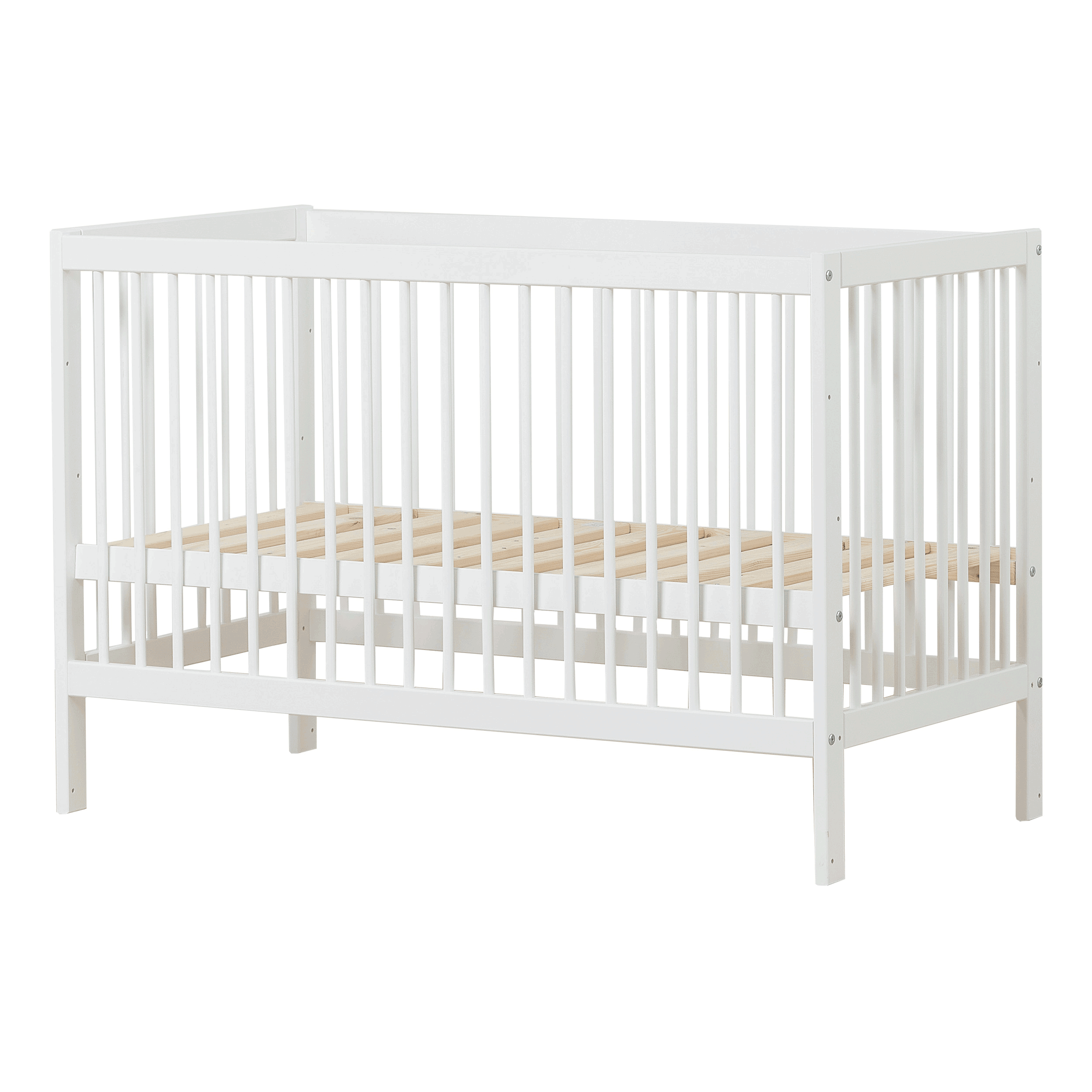 Hoppekids ANTON Lettino per bambini 60x120 Bianco