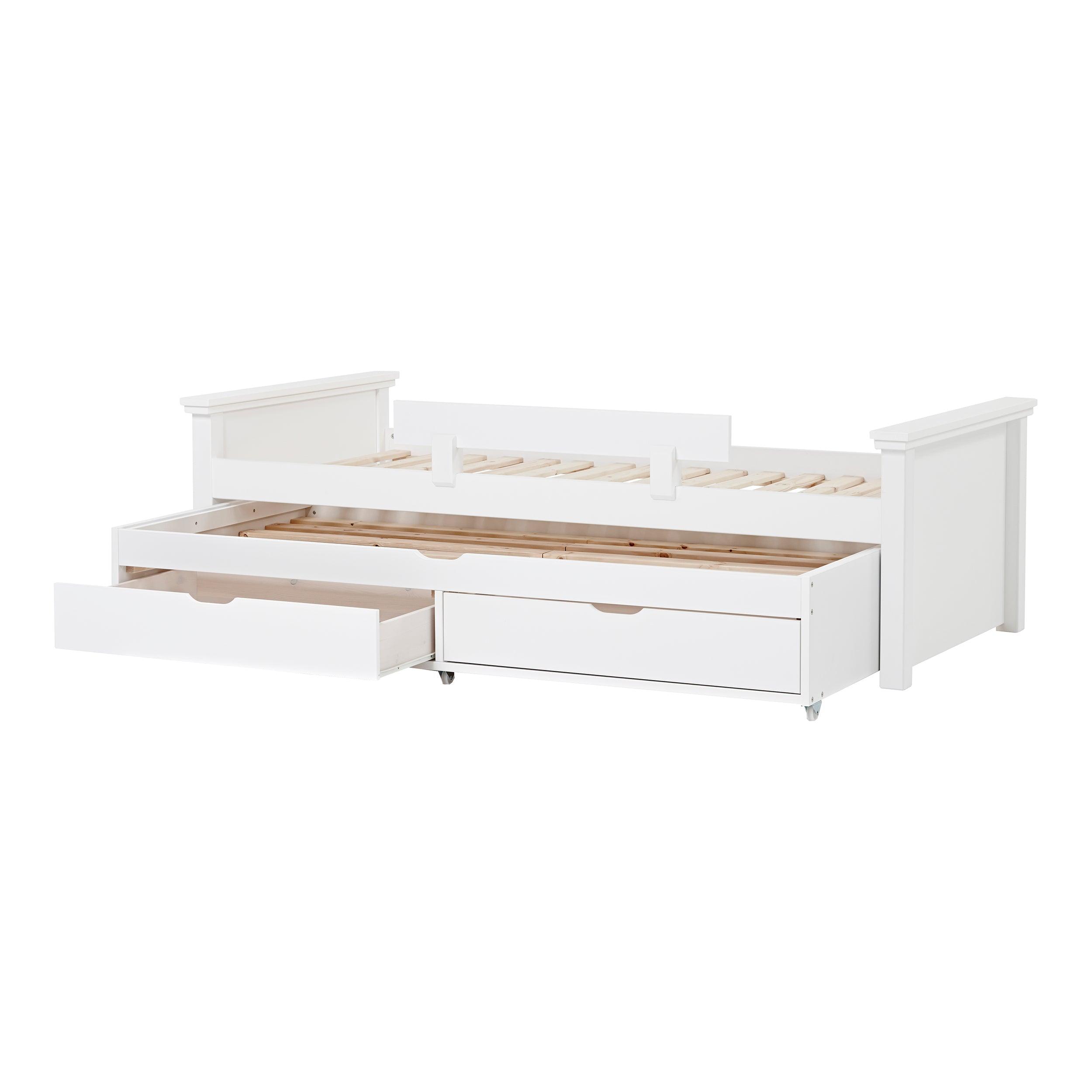 Letto estraibile Hoppekids DELUXE 90x190 cm, bianco