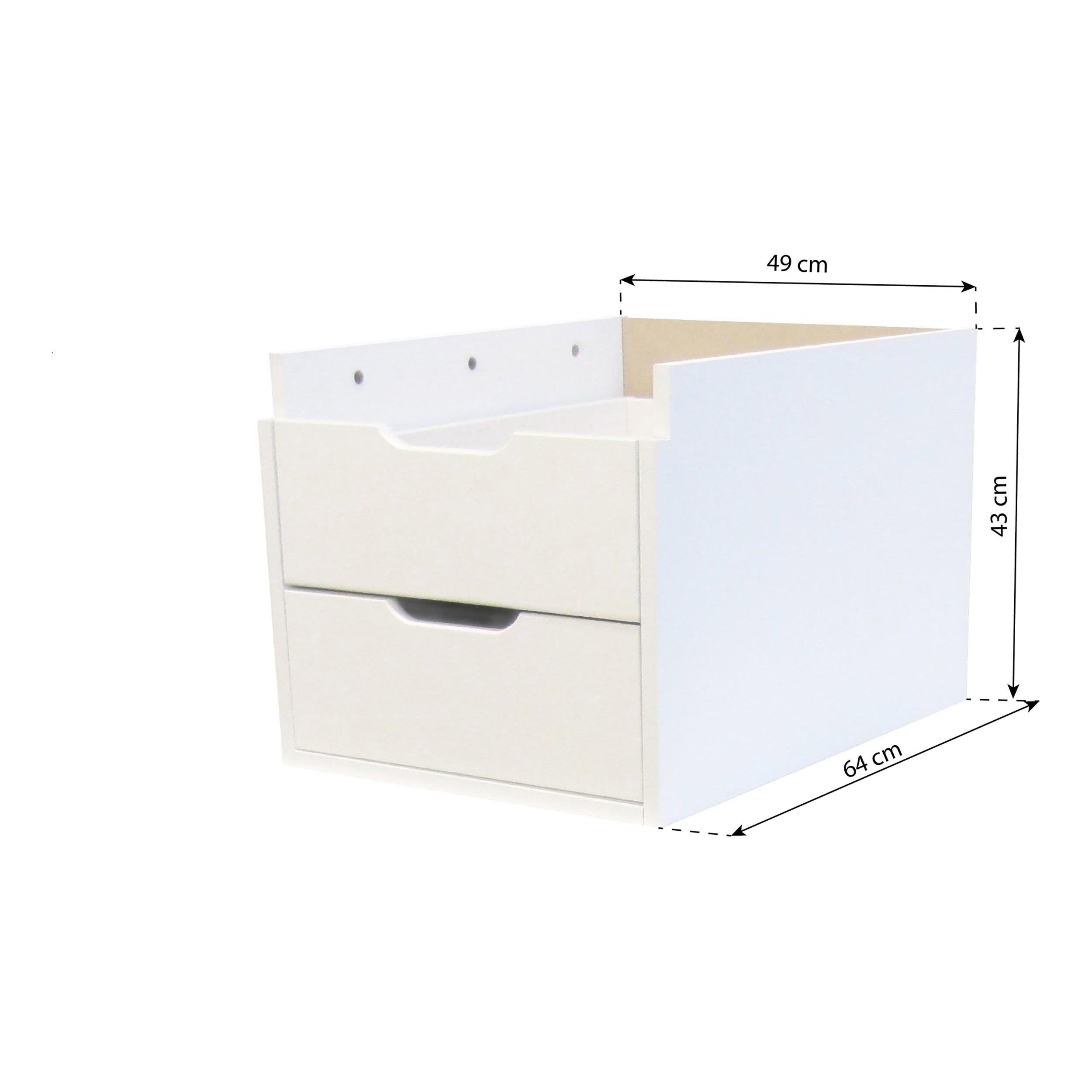 Hoppekids MAJA Drawer Section with 2 drawers