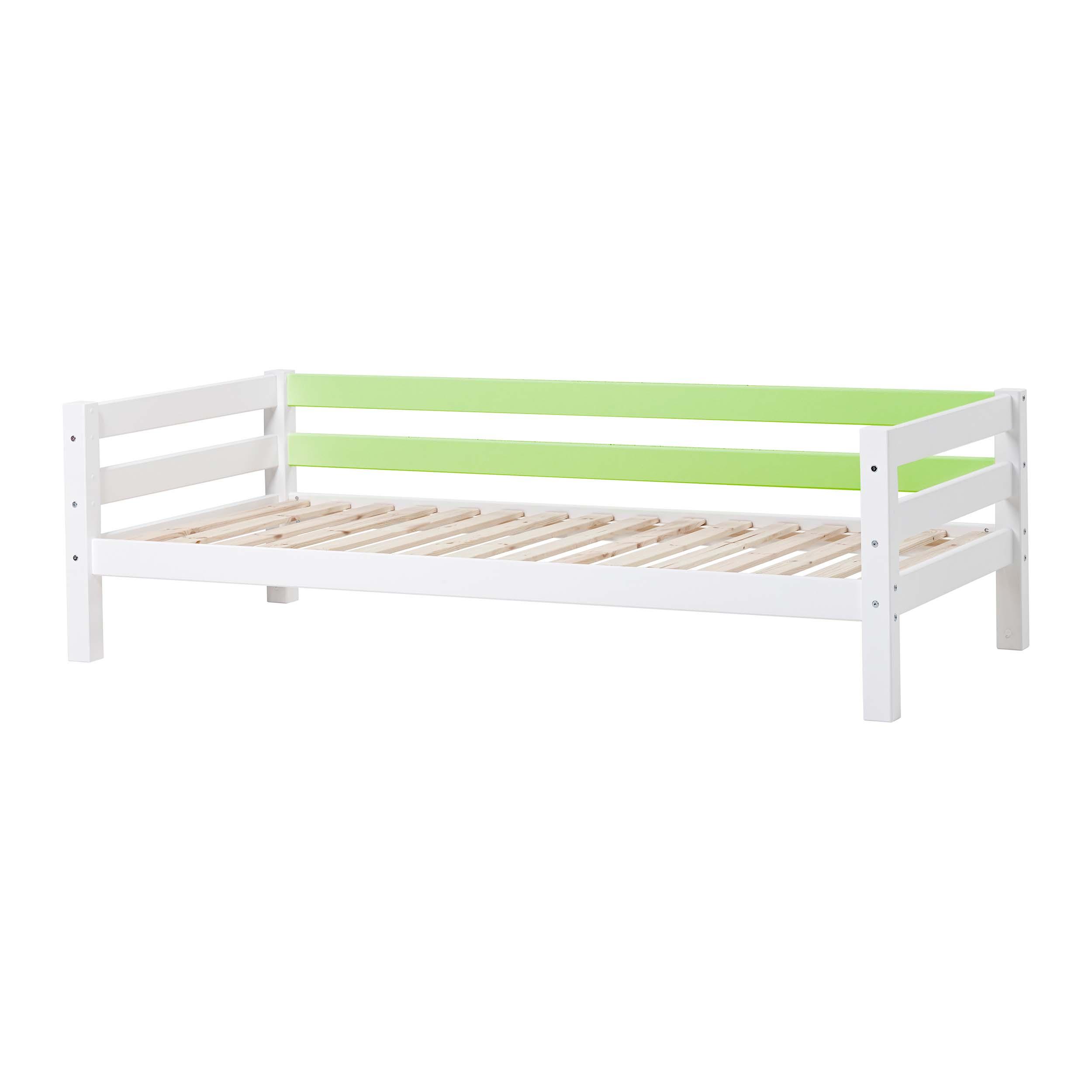 Hoppekids ECO Luxury Genomgående sängsida för 70x160cm sängar, Vit