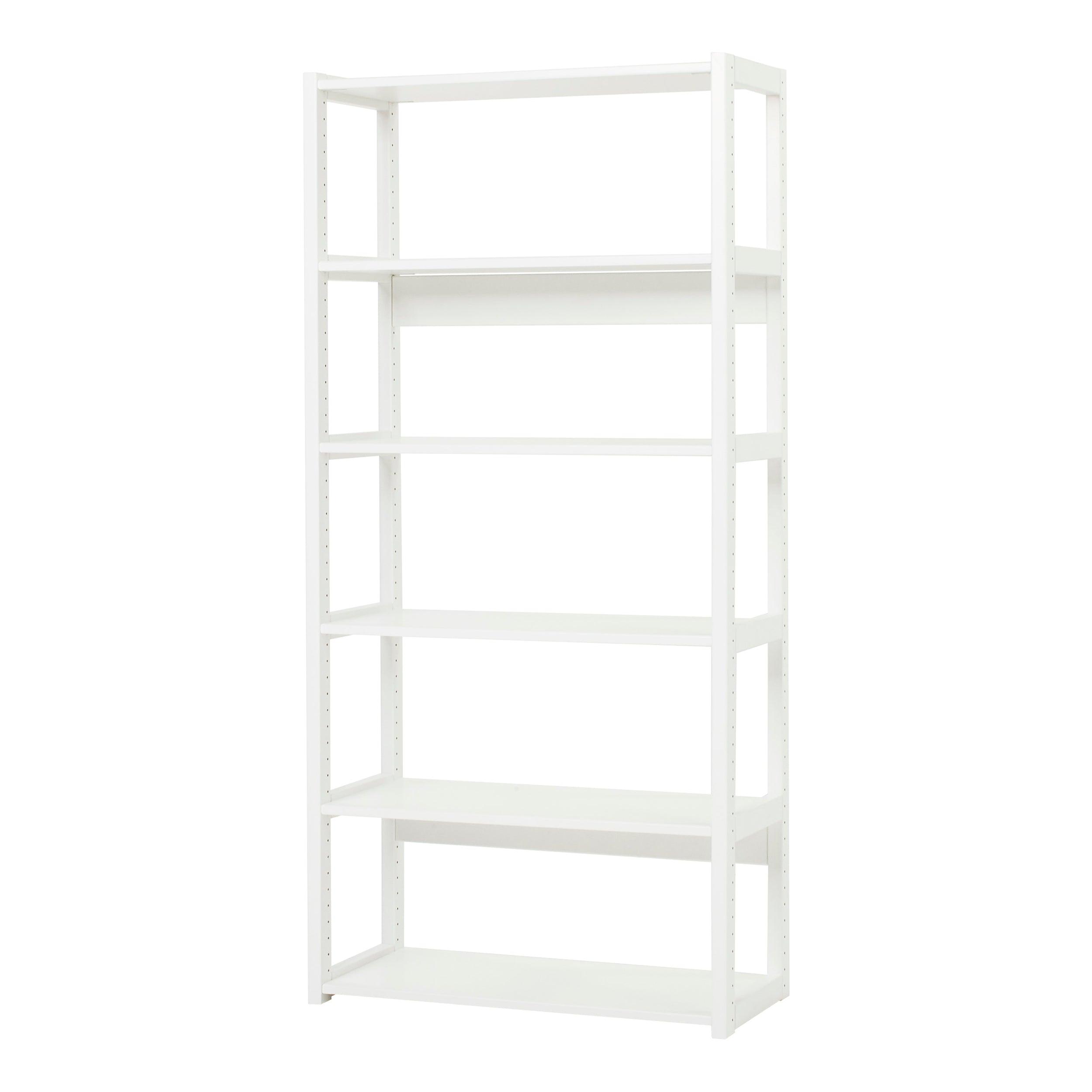 Hoppekids STOREY Set with 4 shelves and 2 support rods, White