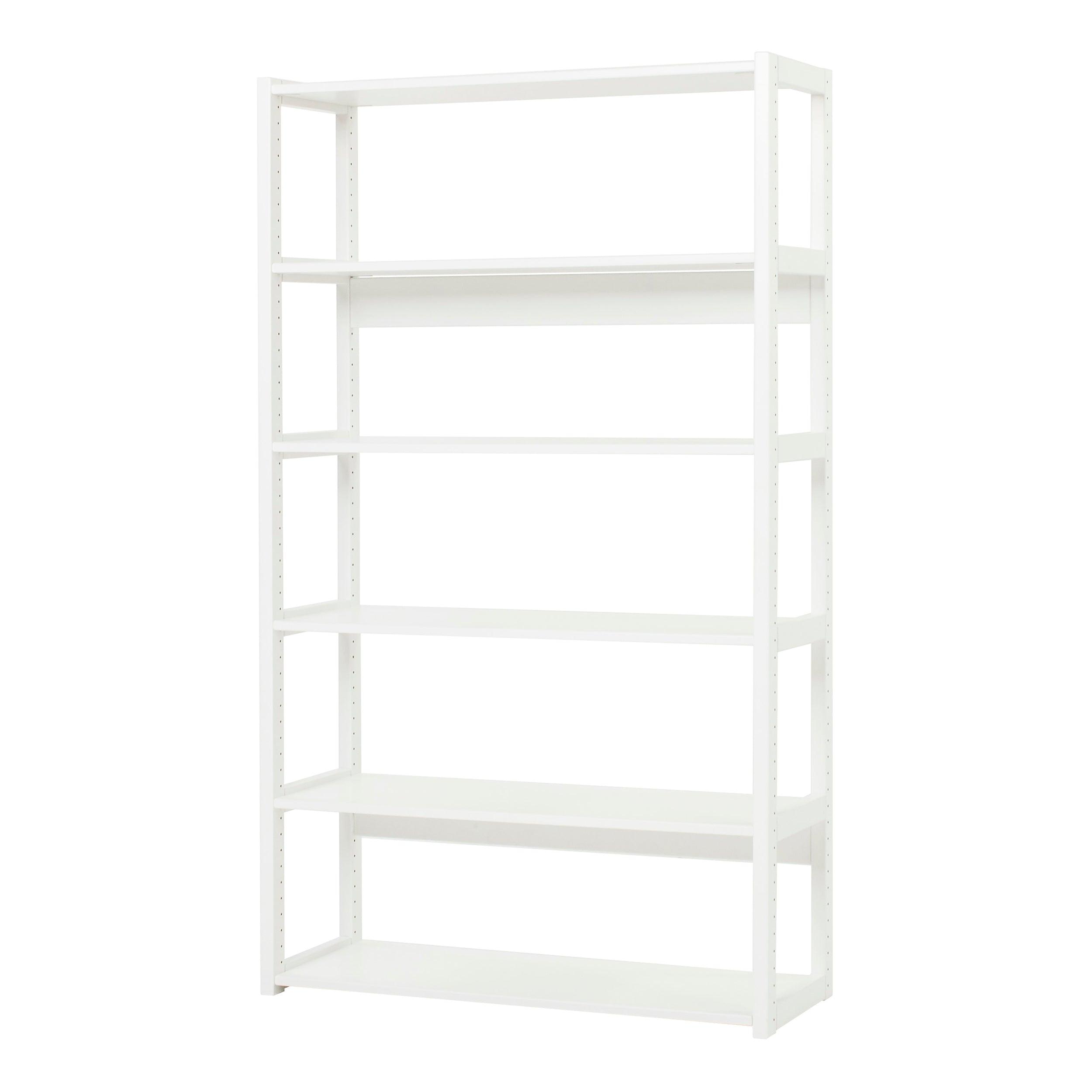 Hoppekids STOREY Set with 4 shelves and 2 support rods, White