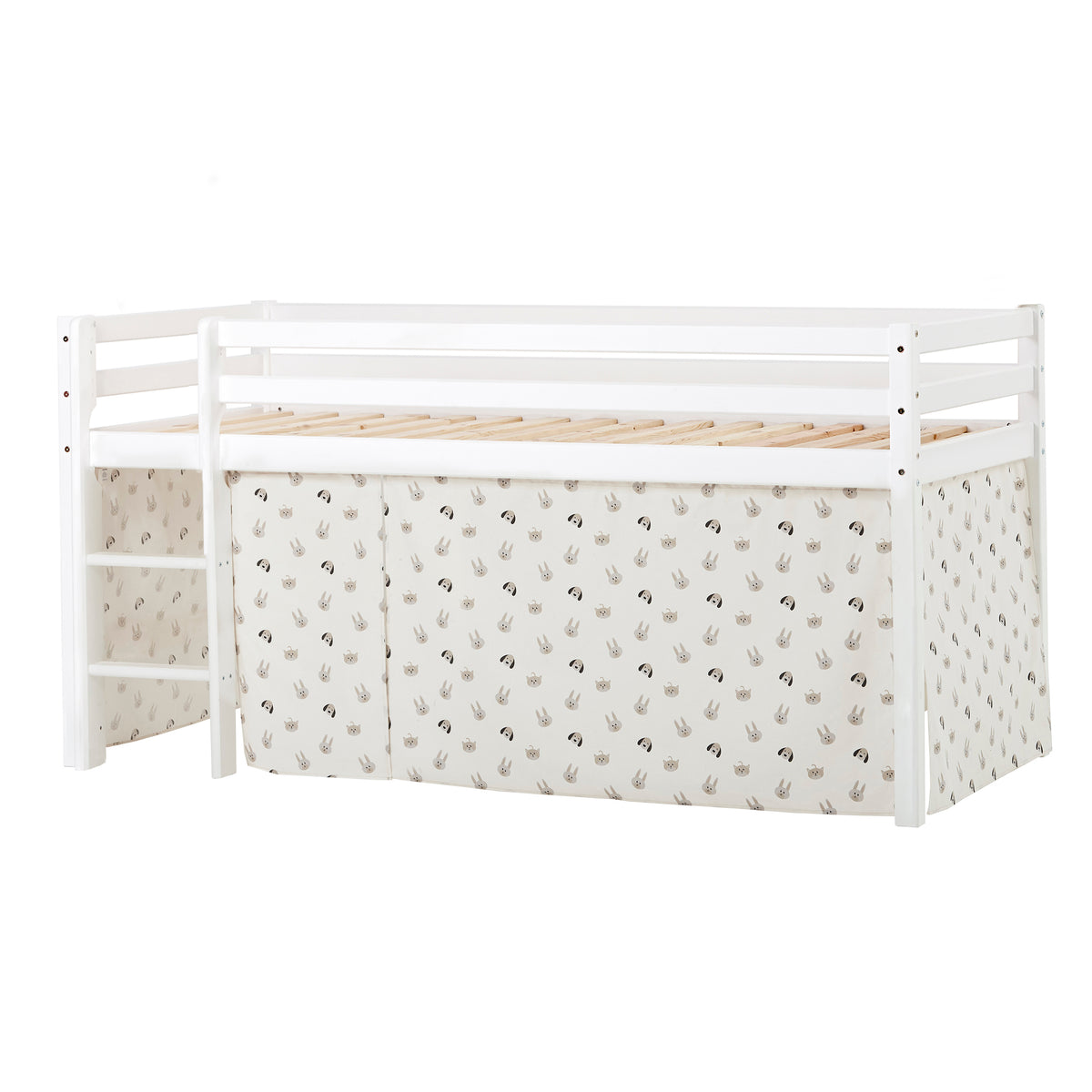 Bed bundle: ECO Dream Mid sleeper bed + Pets Pristine curtain