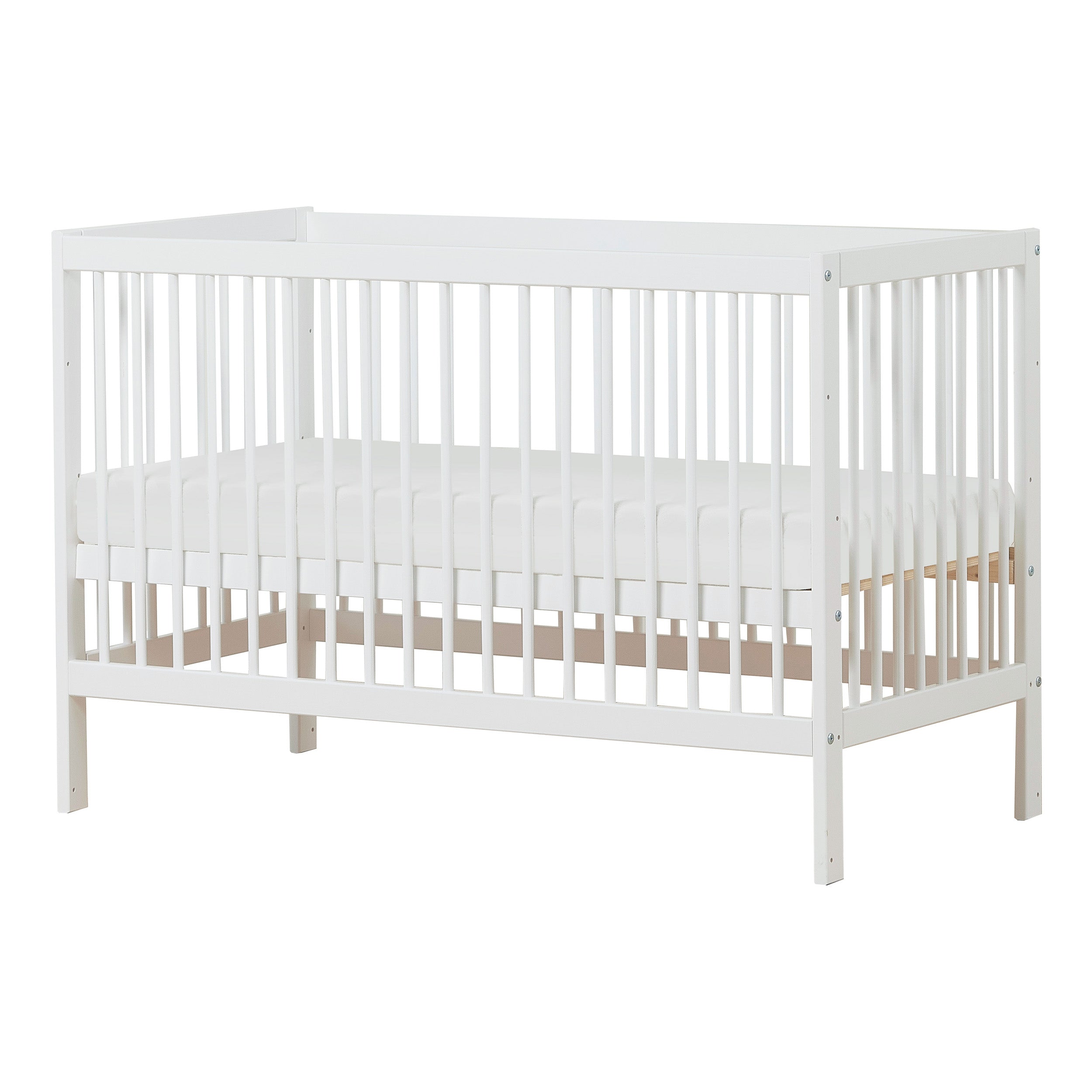 Hoppekids ANTON Lettino per bambini 60x120 Bianco
