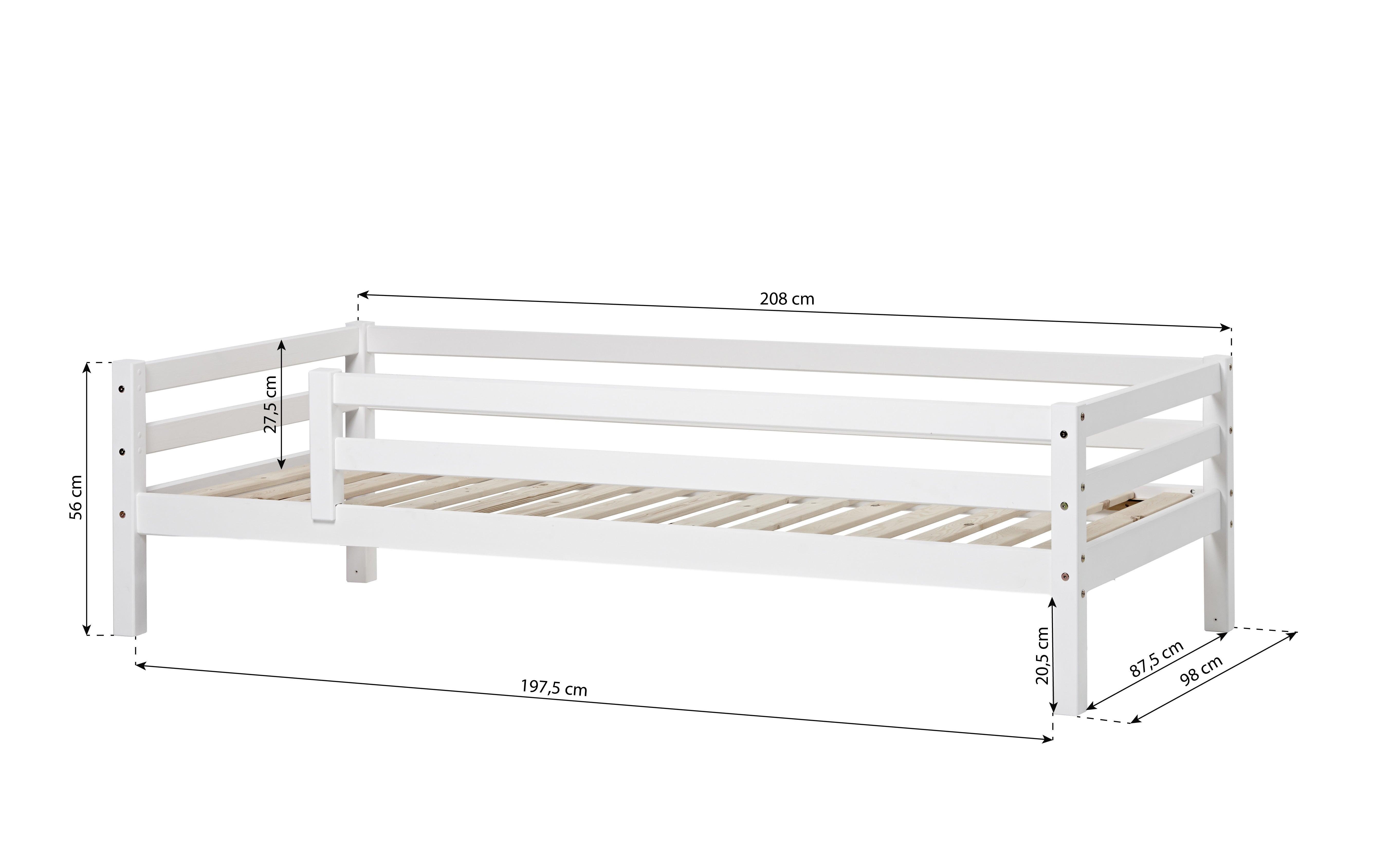 Deal: ECO Dream junior bed 90x200 cm met laden & bedhekje