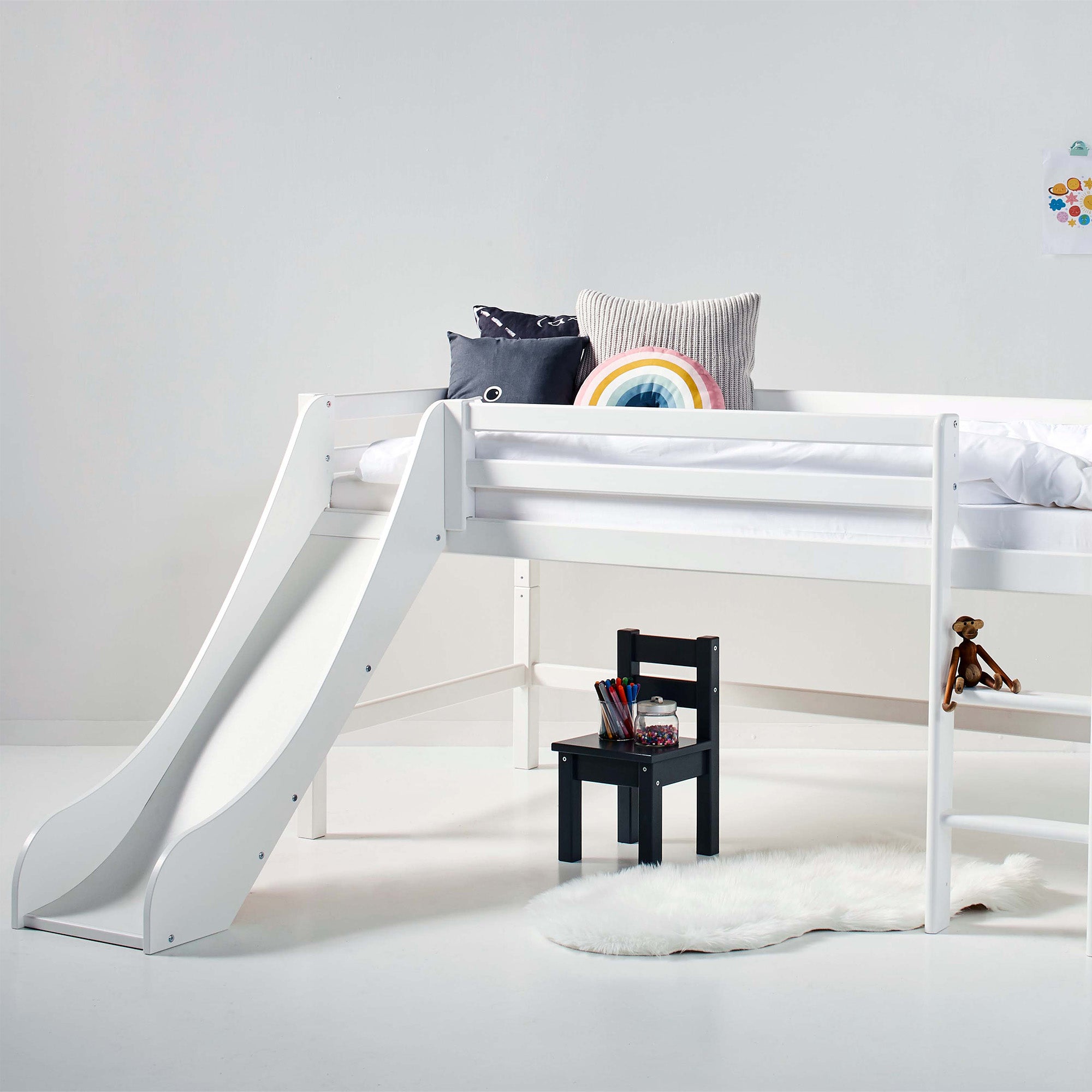 Hoppekids ECO Dream Mid Sleeper Bed with Slide