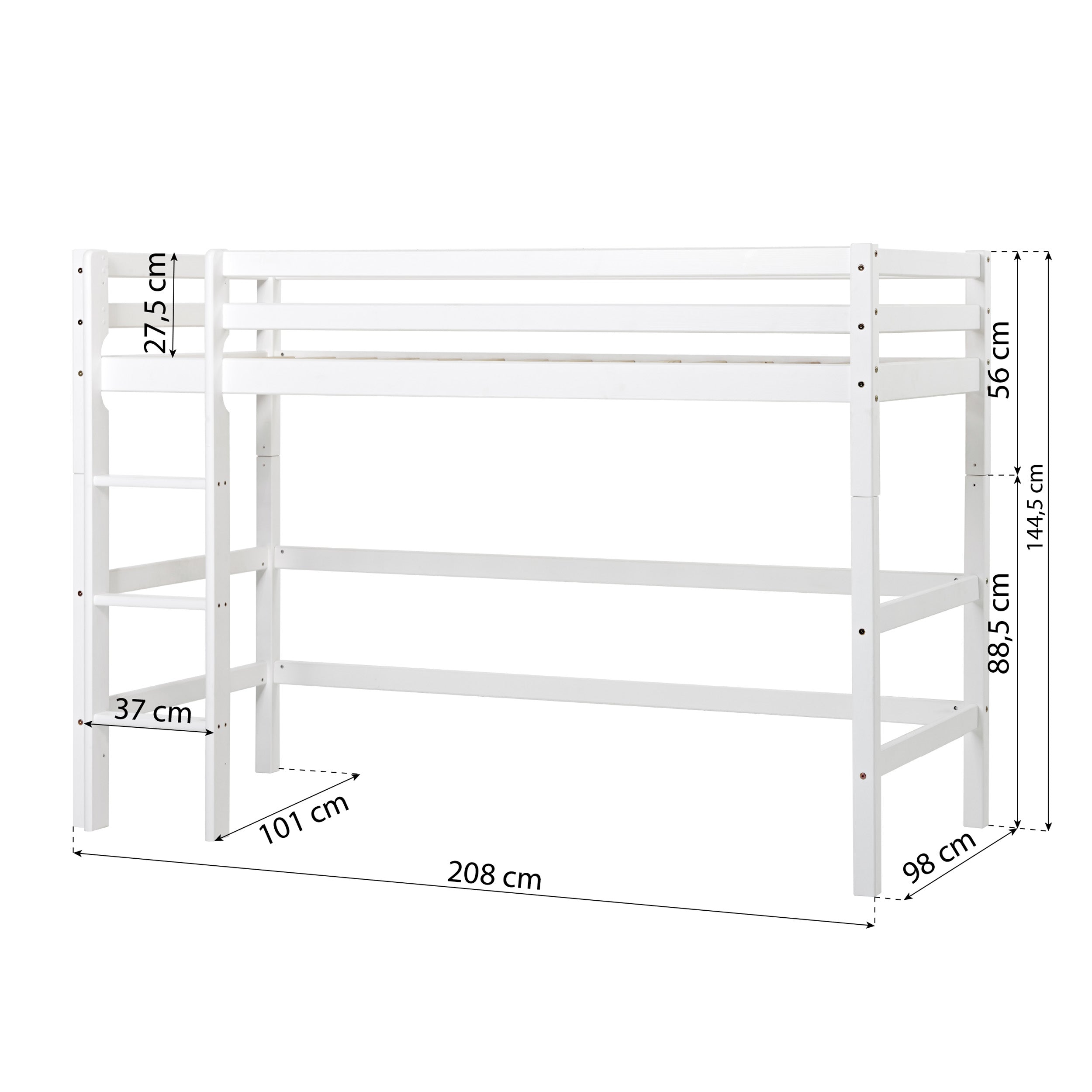 Hoppekids ECO Dream High Sleeper Bed