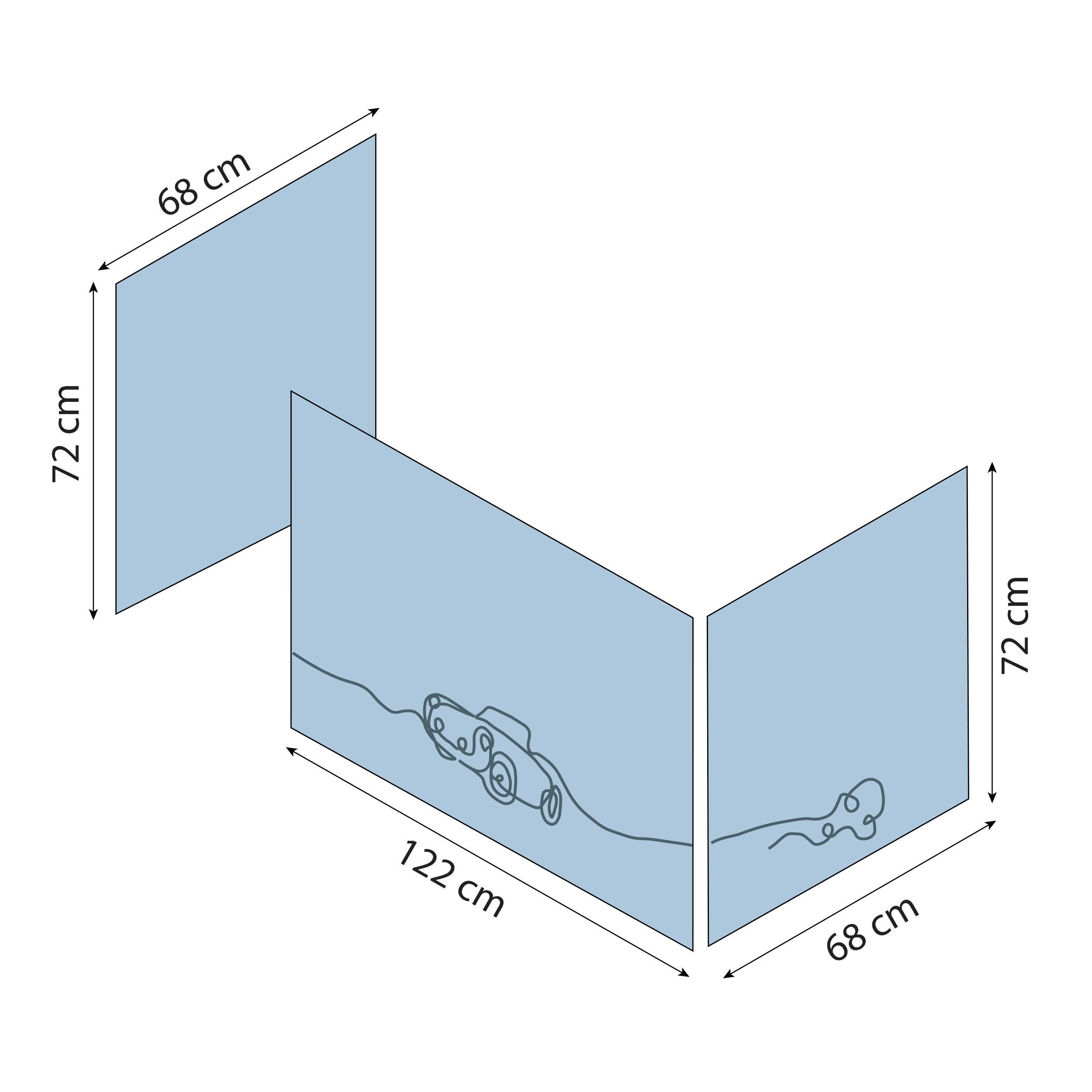 Tenda per letto Hoppekids Cars