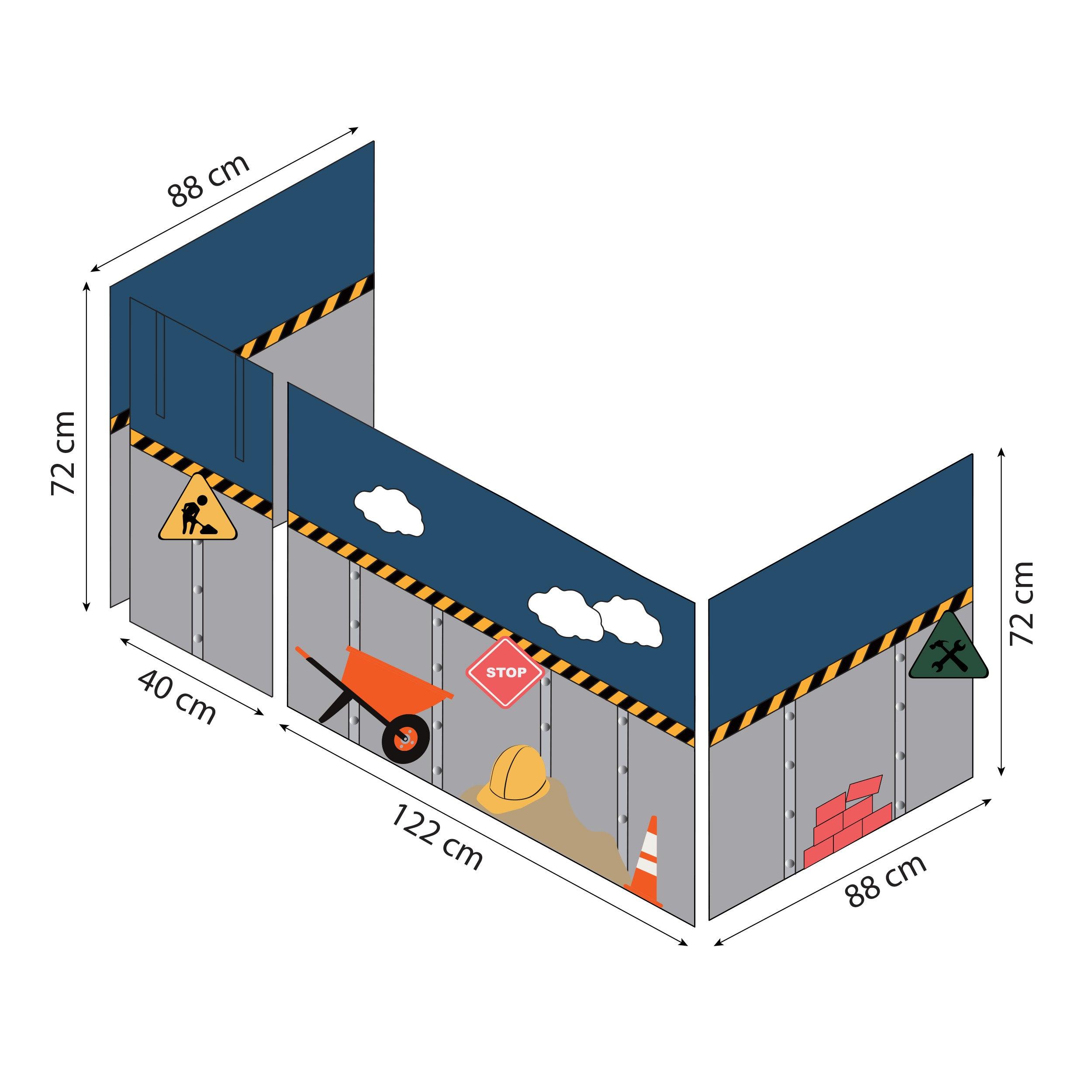 Hoppekids Construction Rideau de lit