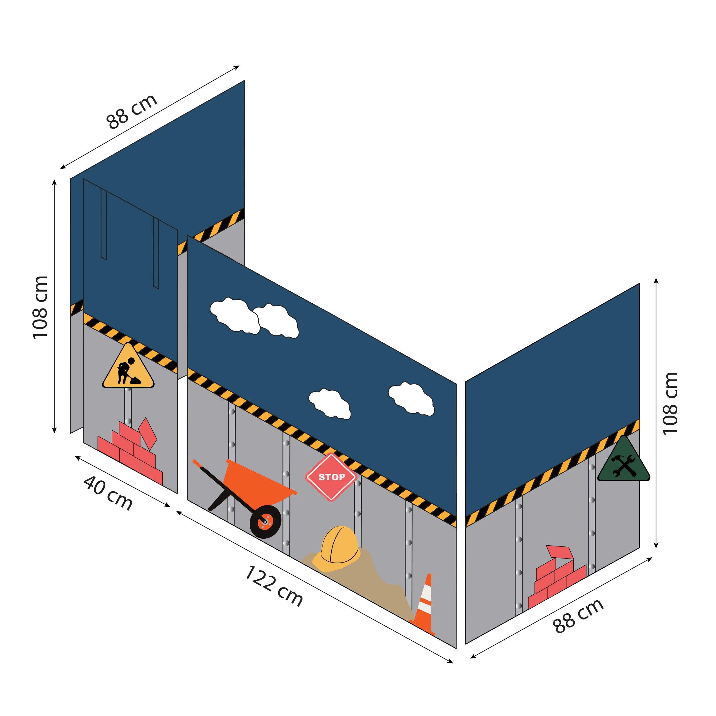 Tenda per letto Hoppekids Construction