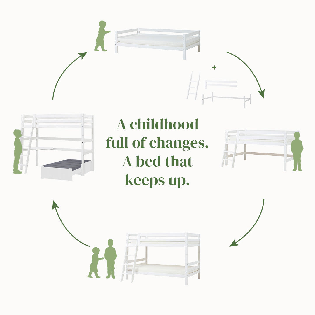 Hoppekids ECO Luxury Félmagas ágy 