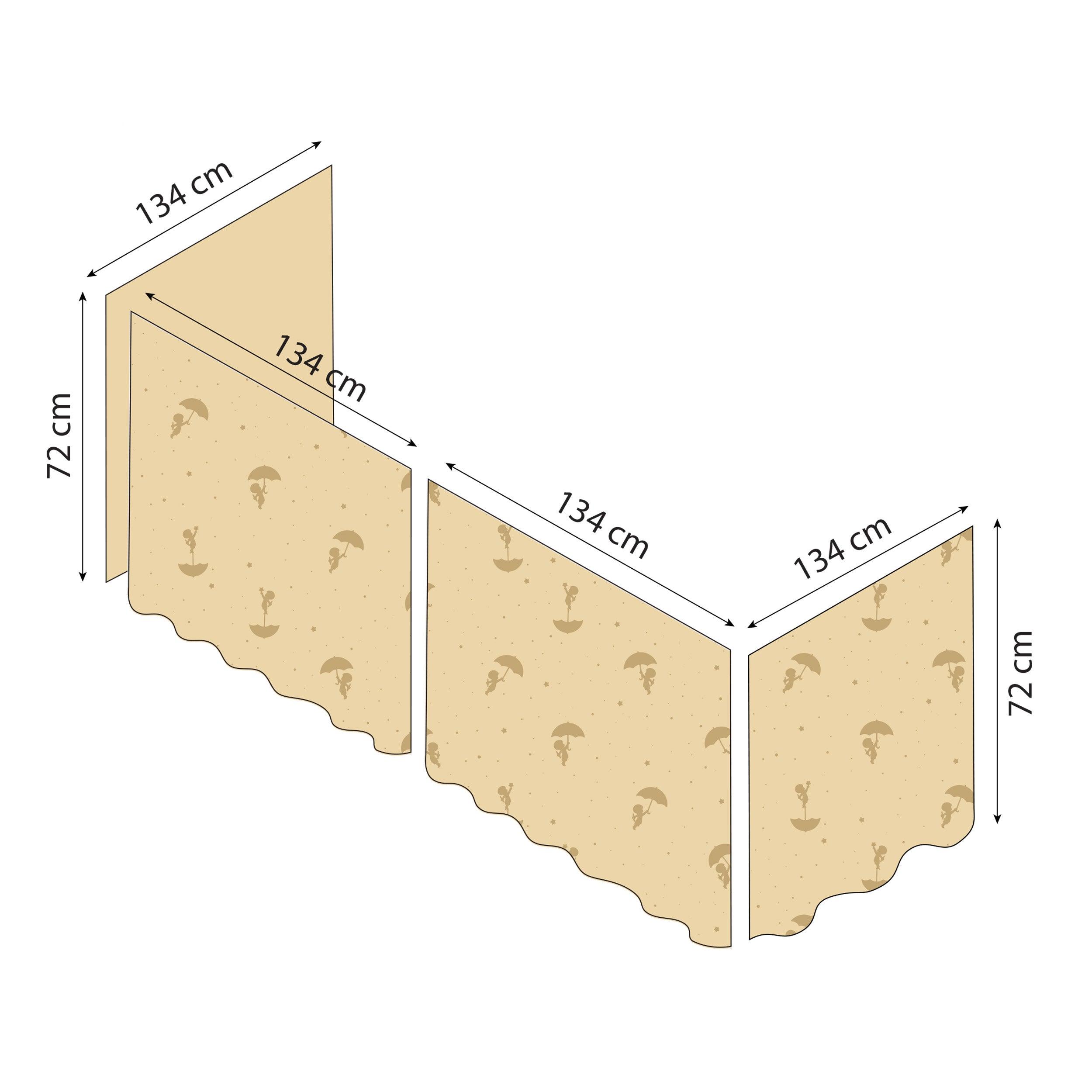 Kaufen Hoppekids Ole Lukoie Bettvorhang 70x160, Grün