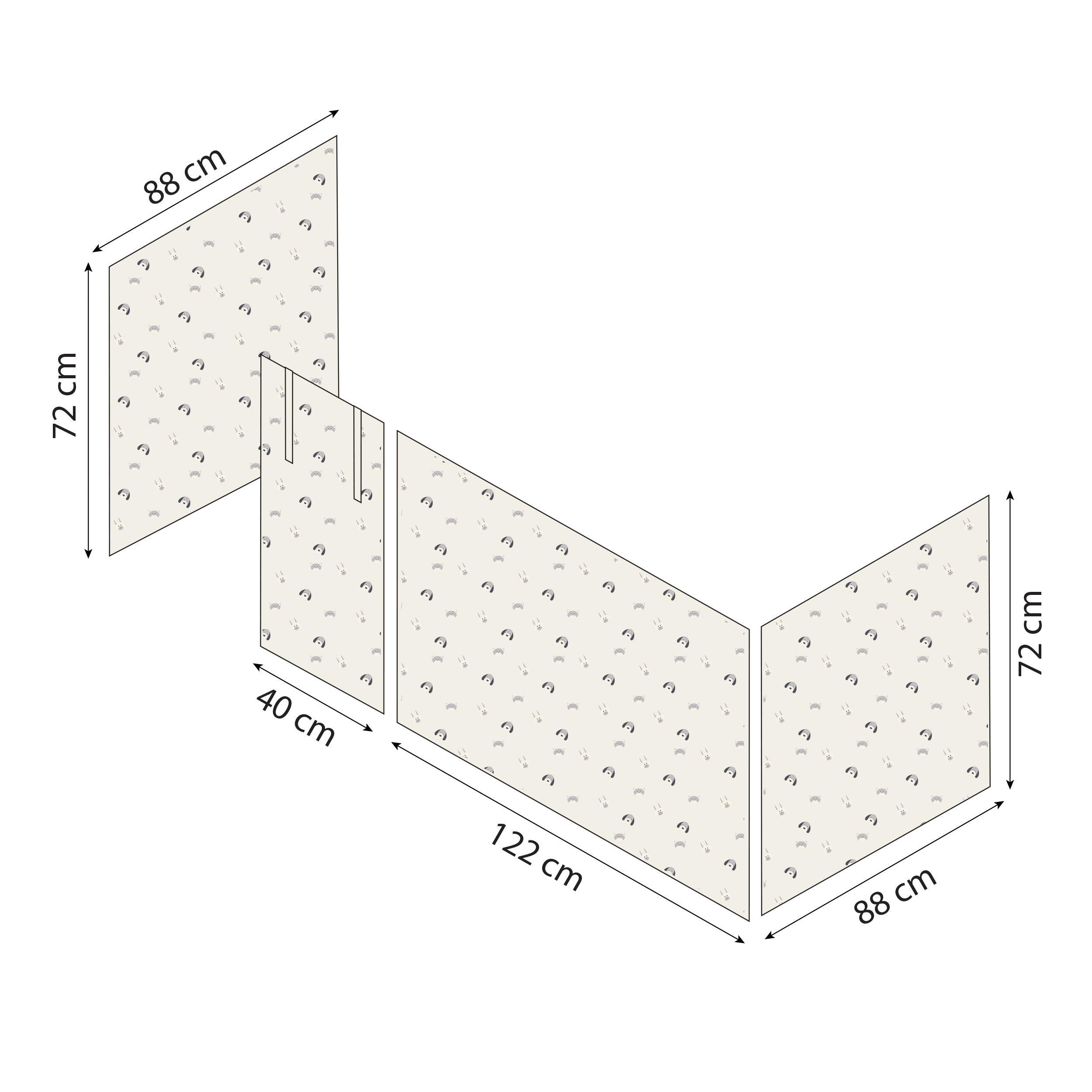 Cortina de cama Hoppekids Pets en Pristine