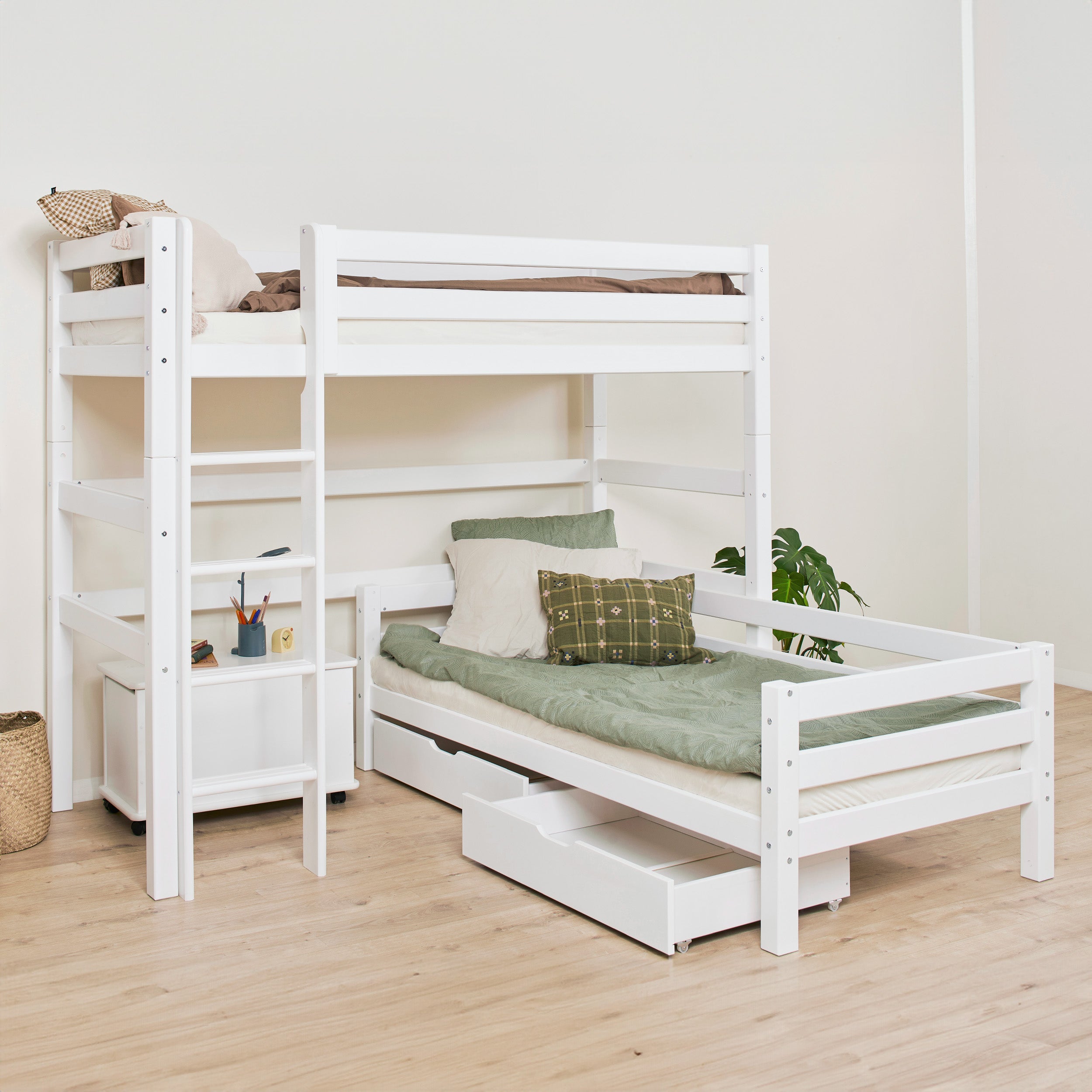 Hoppekids ECO Luxury Køyeseng Vinkelkombi