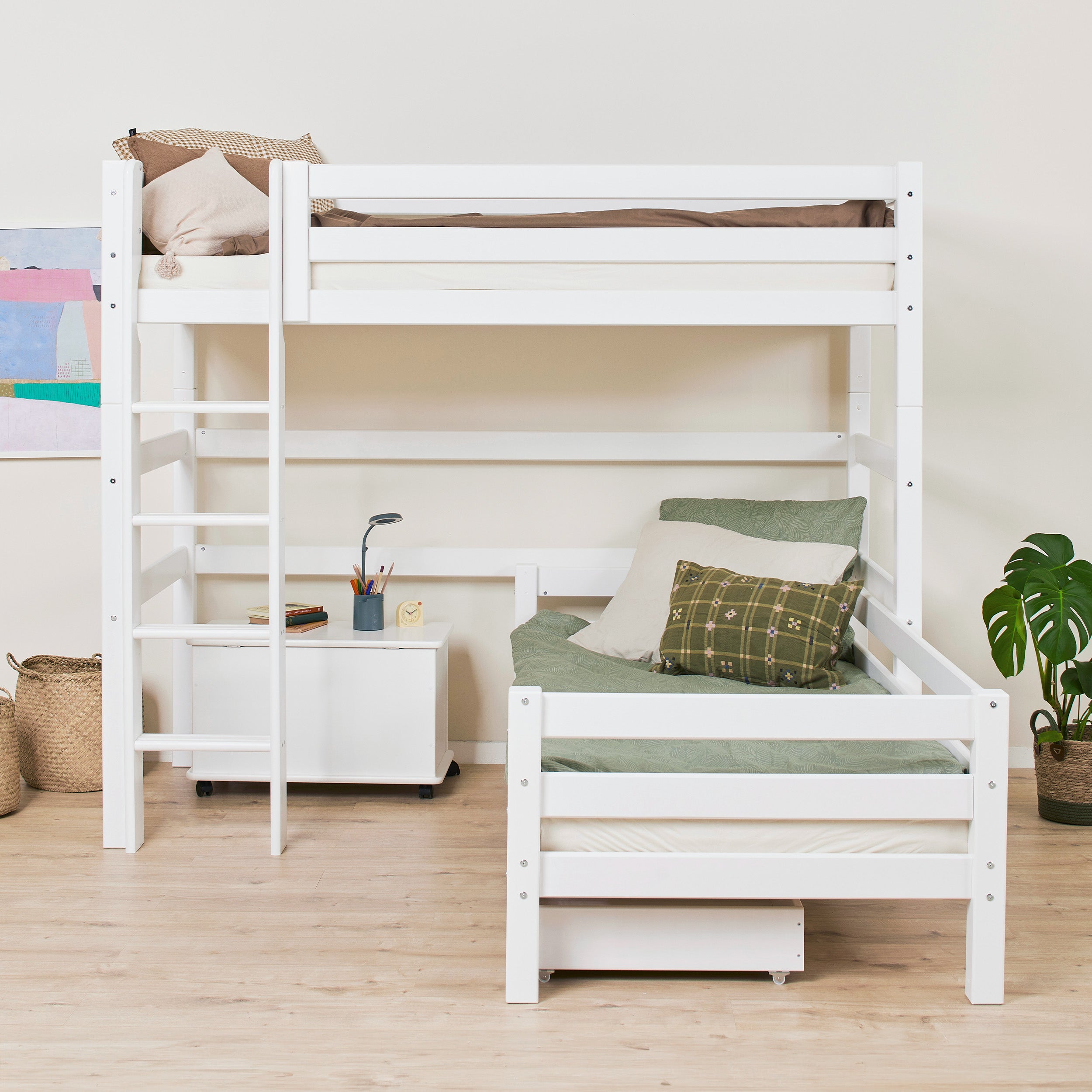 Hoppekids ECO Luxury Køyeseng Vinkelkombi