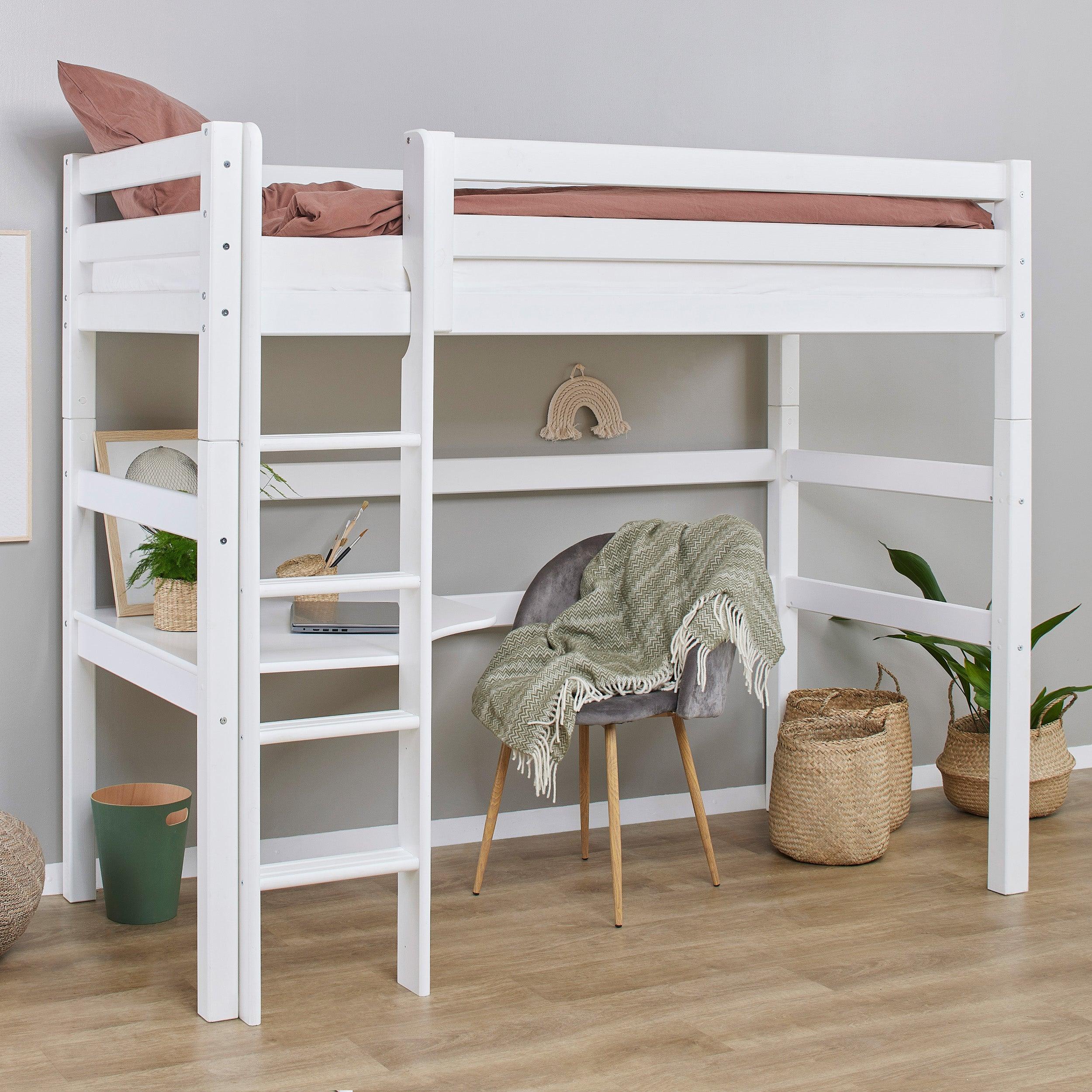 Piano d'angolo Hoppekids per il letto a soppalco ECO Luxury e ECO Dream, bianco