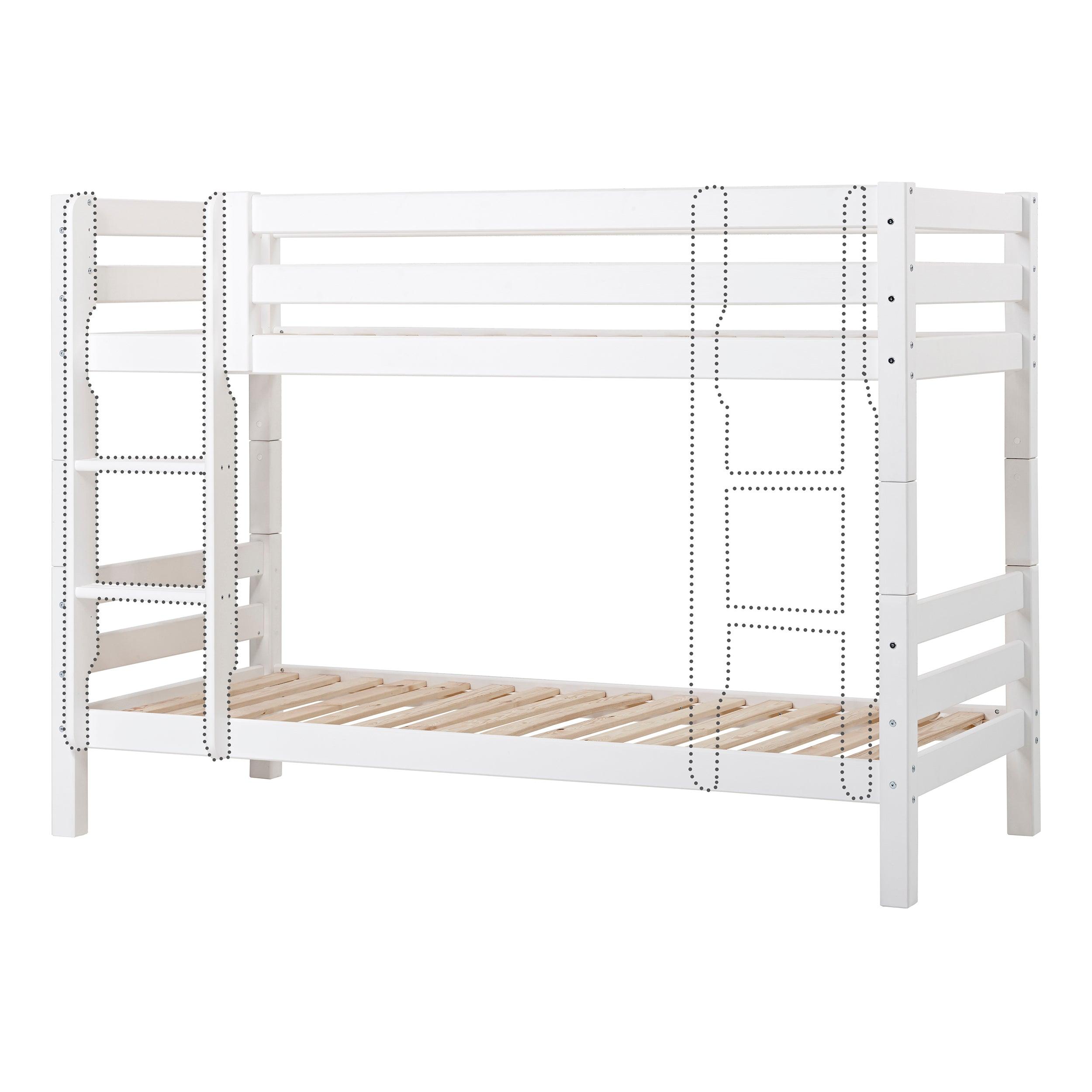 Hoppekids ECO Luxury Escalera para Litera, Blanco