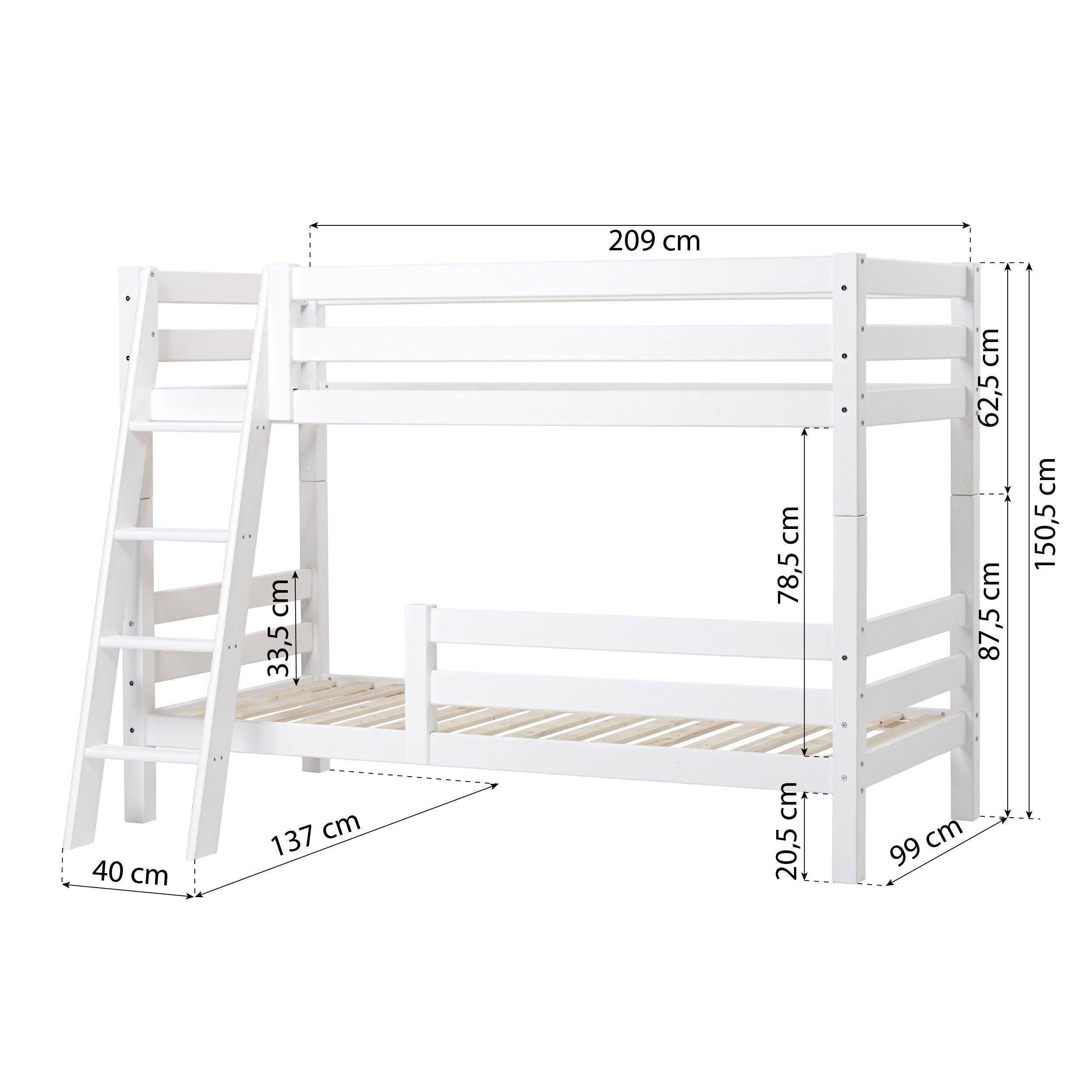 Hoppekids ECO Luxury Bunk Bed (extra bed rail)