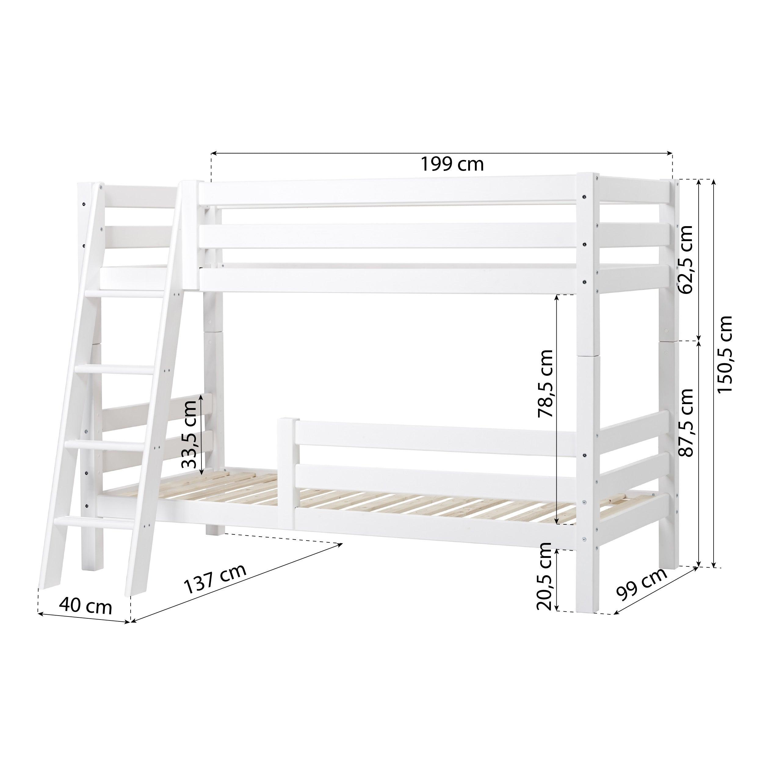 Hoppekids ECO Luxury Bunk Bed (extra bed rail)