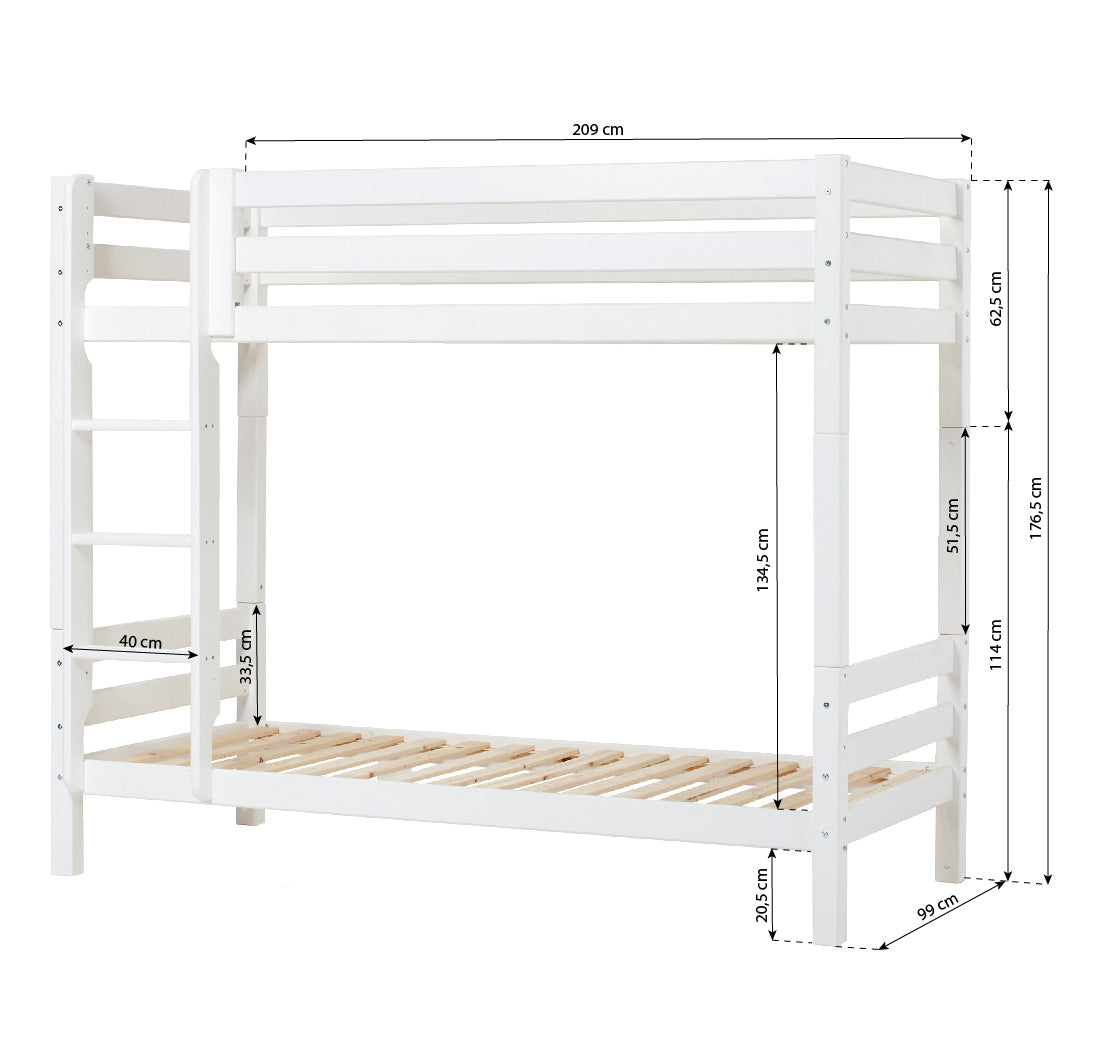 Bed package: ECO Luxury High Bunk Bed 90x200