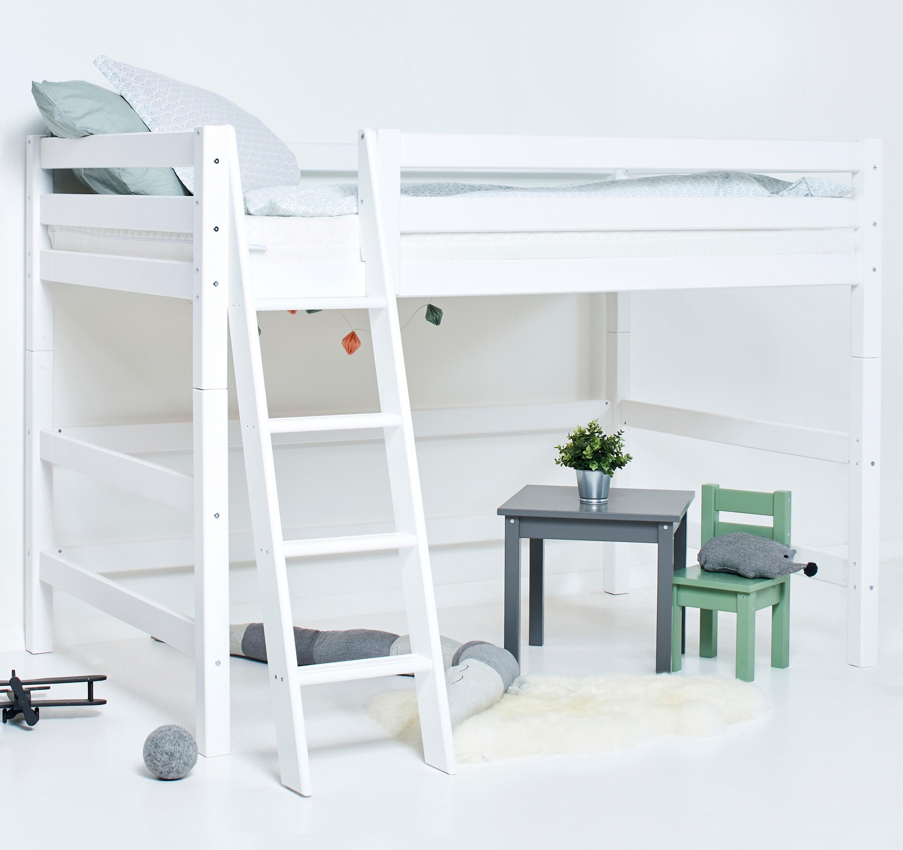 Hoppekids ECO Luxury Ladder for Bunk Bed, White