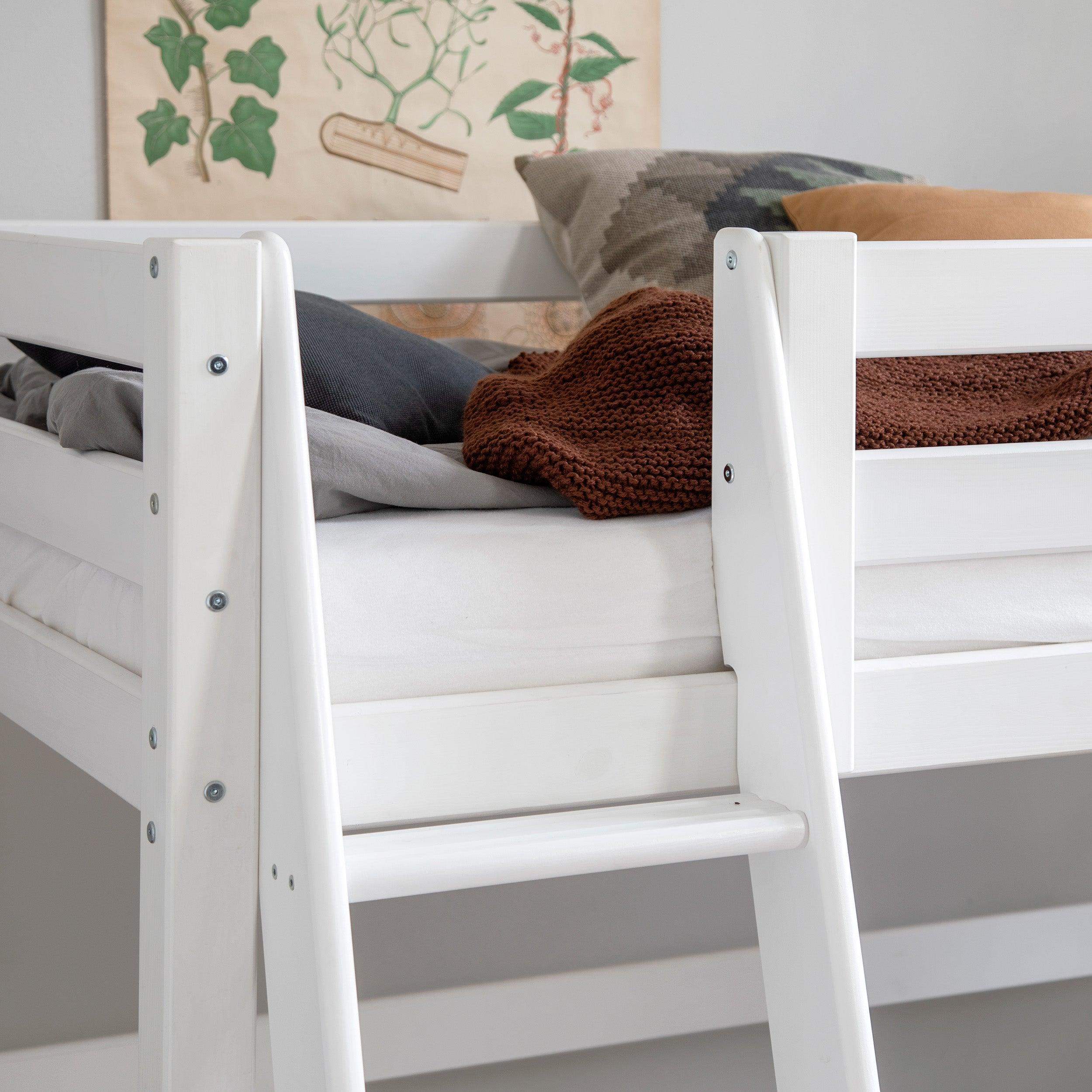 Hoppekids ECO Luxury Ladder for High Sleeper bed, White