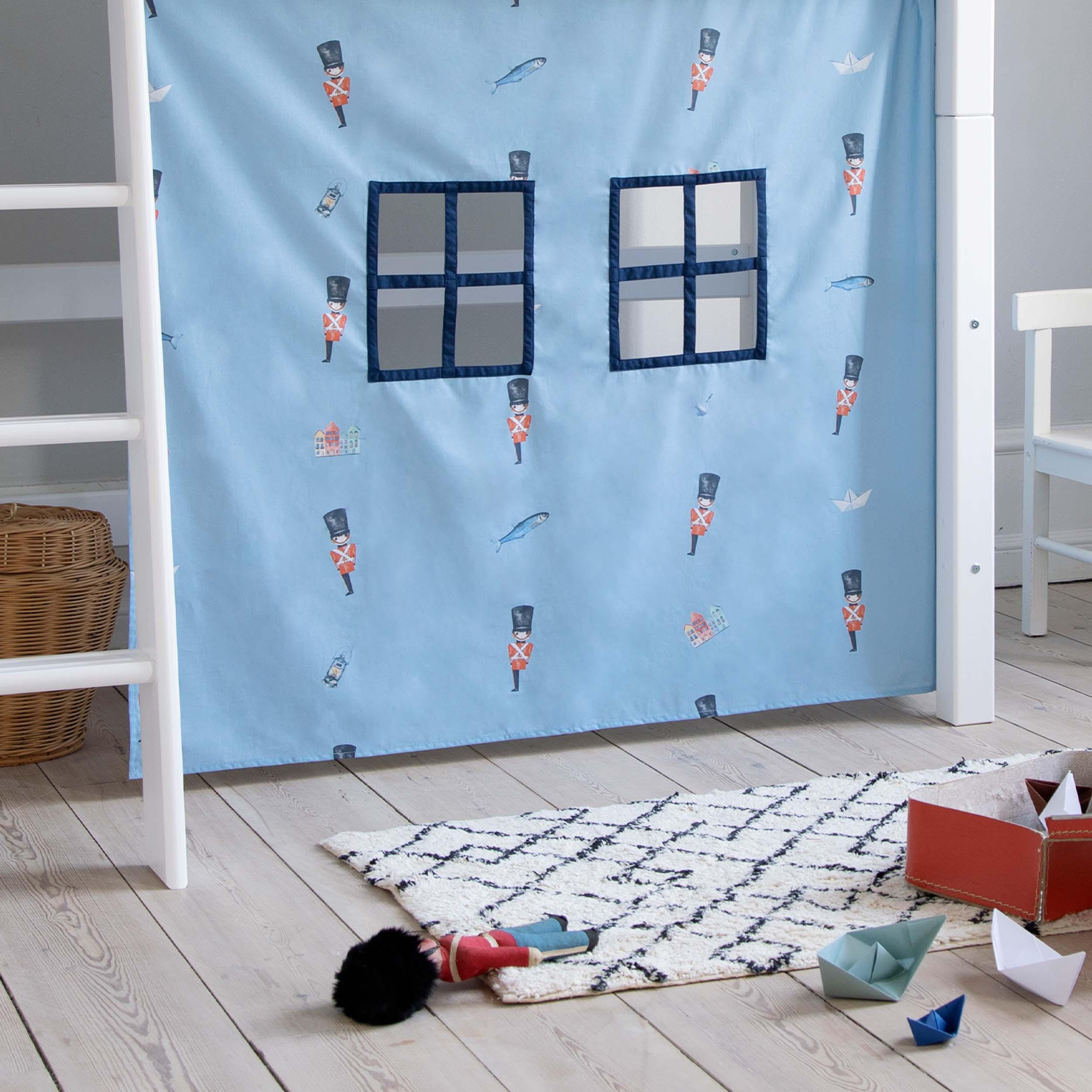 Hoppekids Tin Soldier Bed Curtain