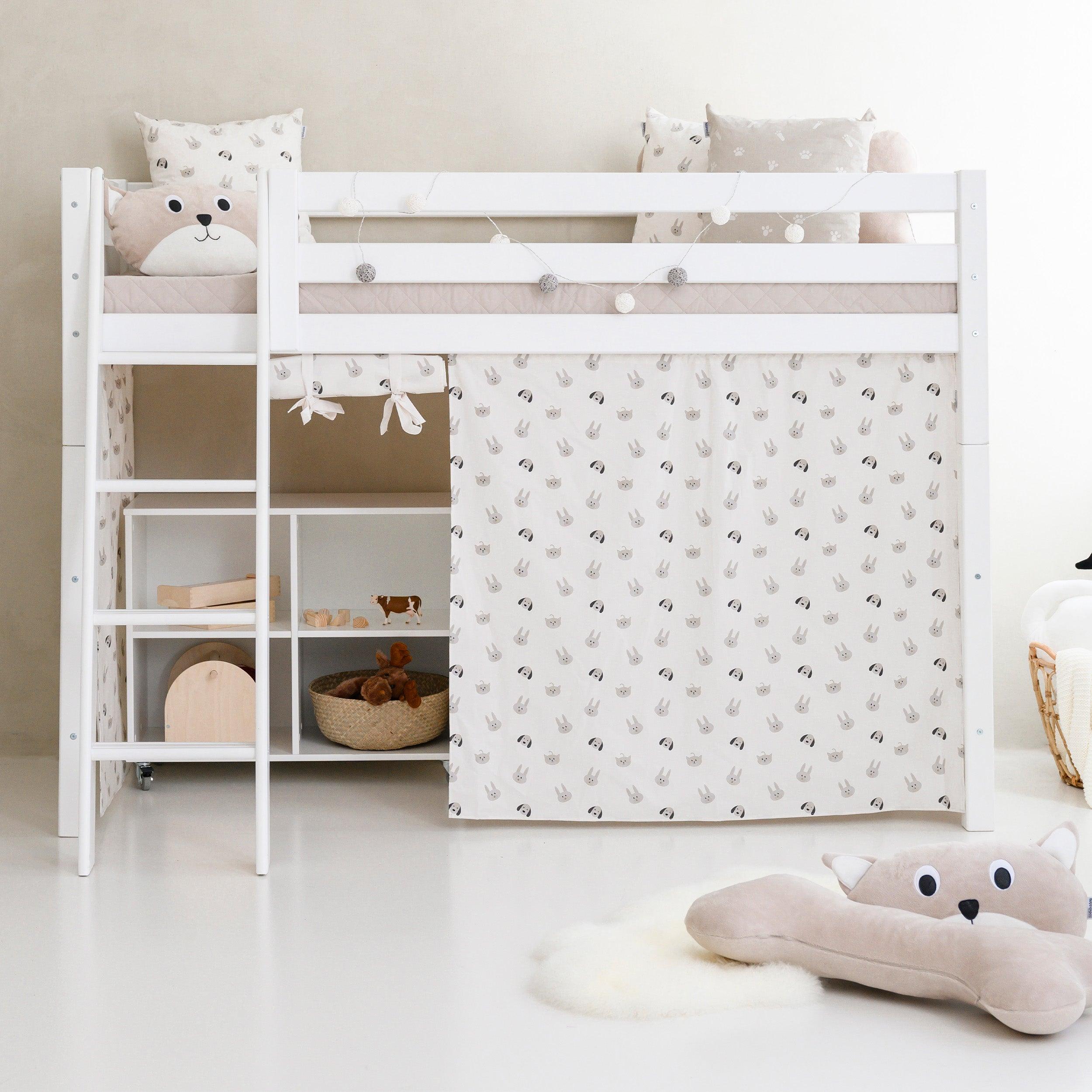 Hoppekids ECO Luxury Scala per Letto a Castello, Bianca