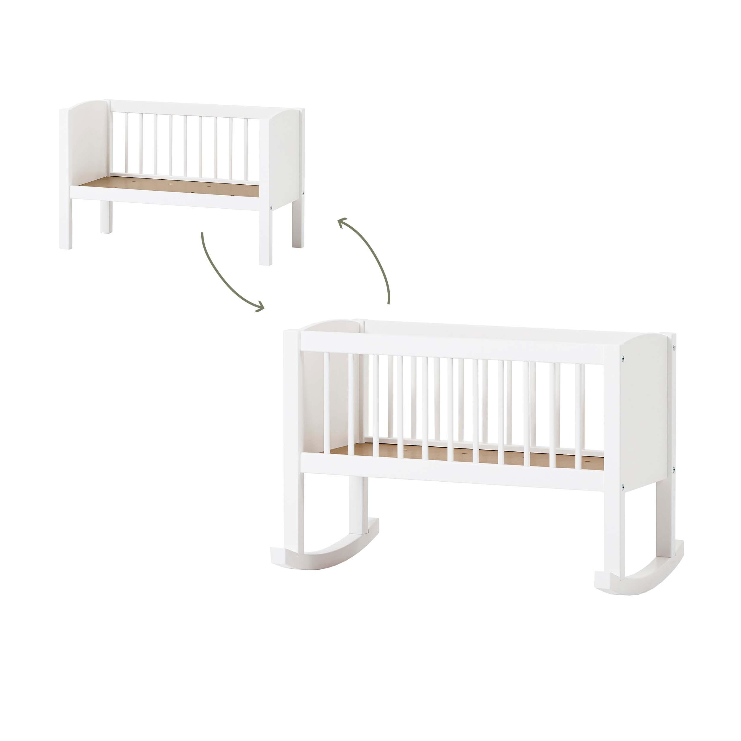 Hoppekids Cradle 40x80 cm, White